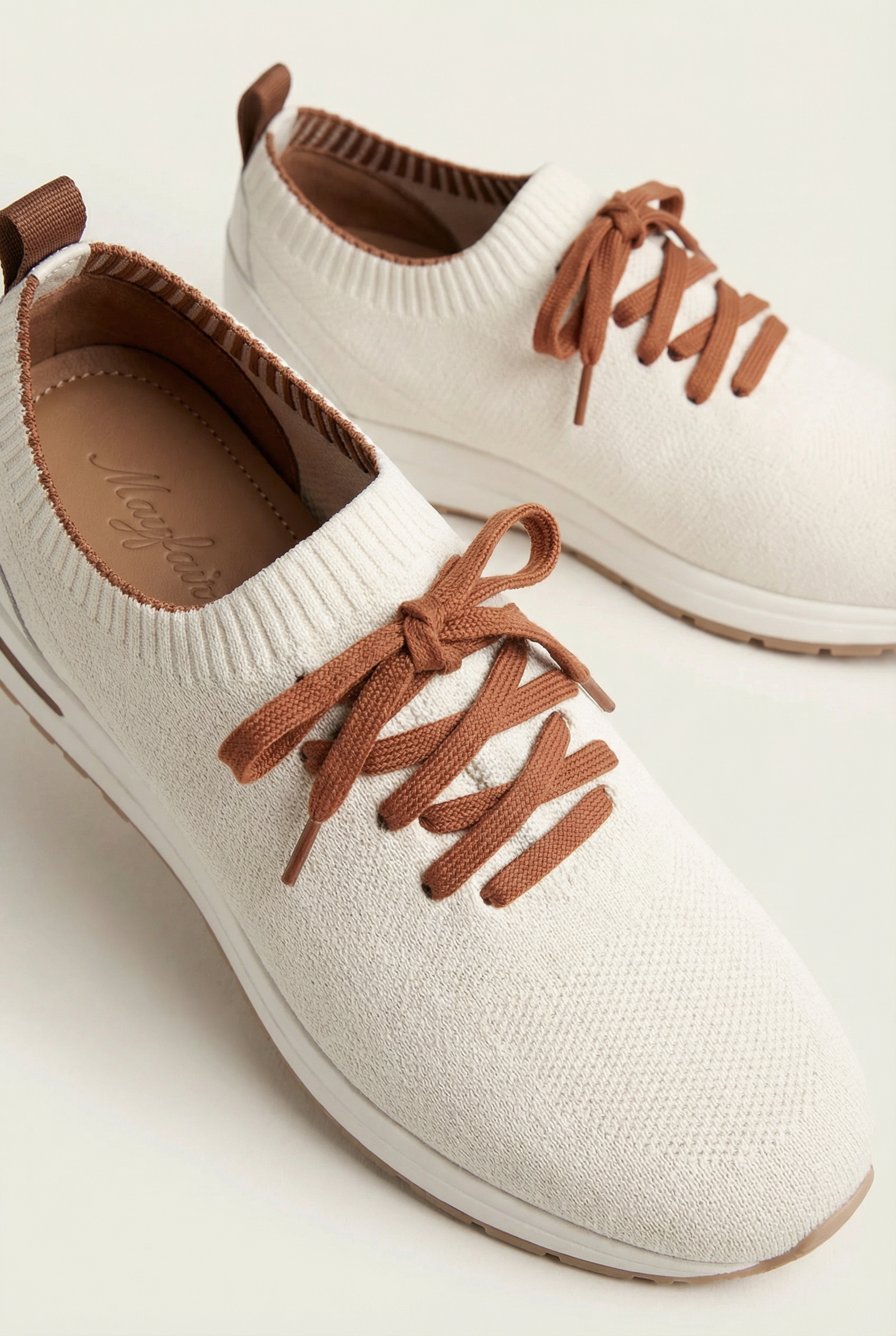 Mayfair Knit Sneaker Ivory