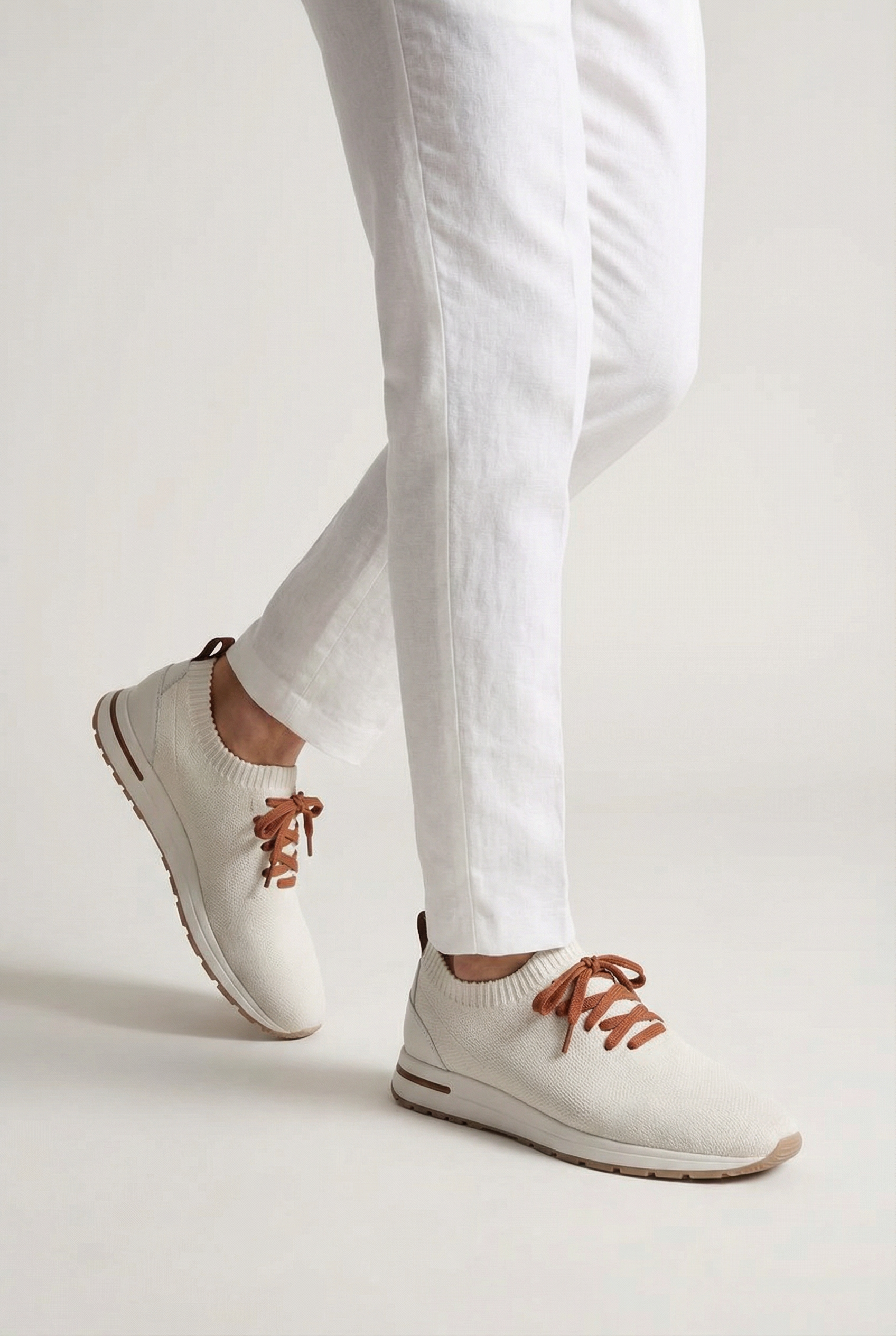 Mayfair Knit Sneaker Ivory