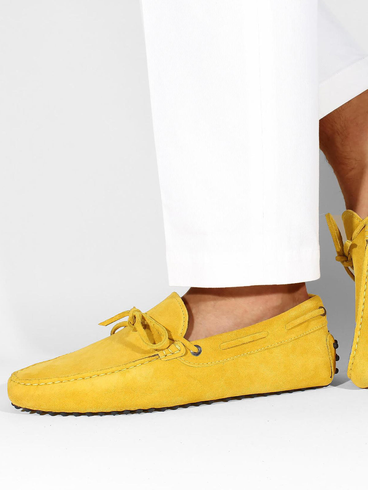 Mayfair Suede Roadster Shoes Yellow