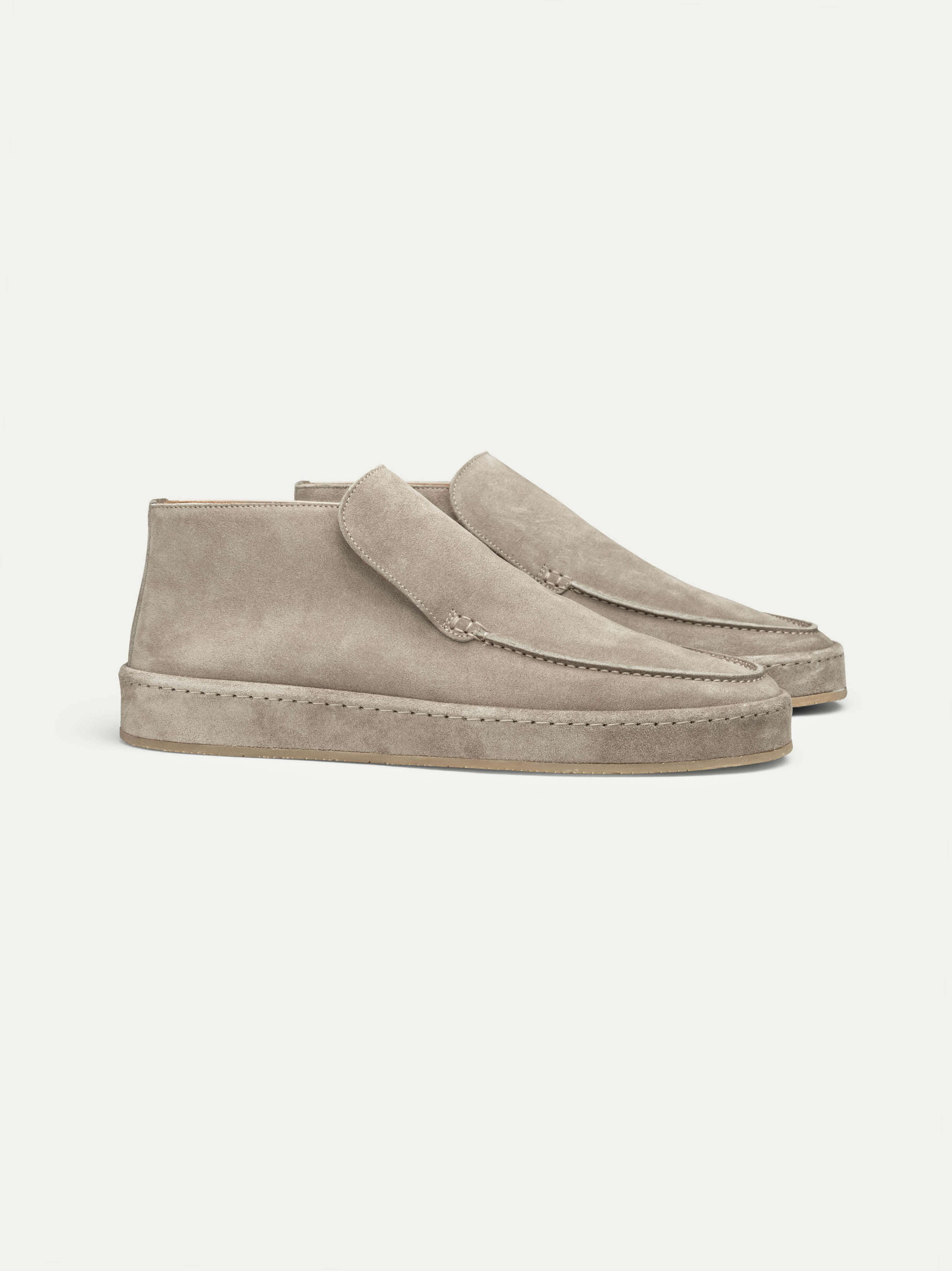 Mayfair Capitale City Suede Loafer Light Grey