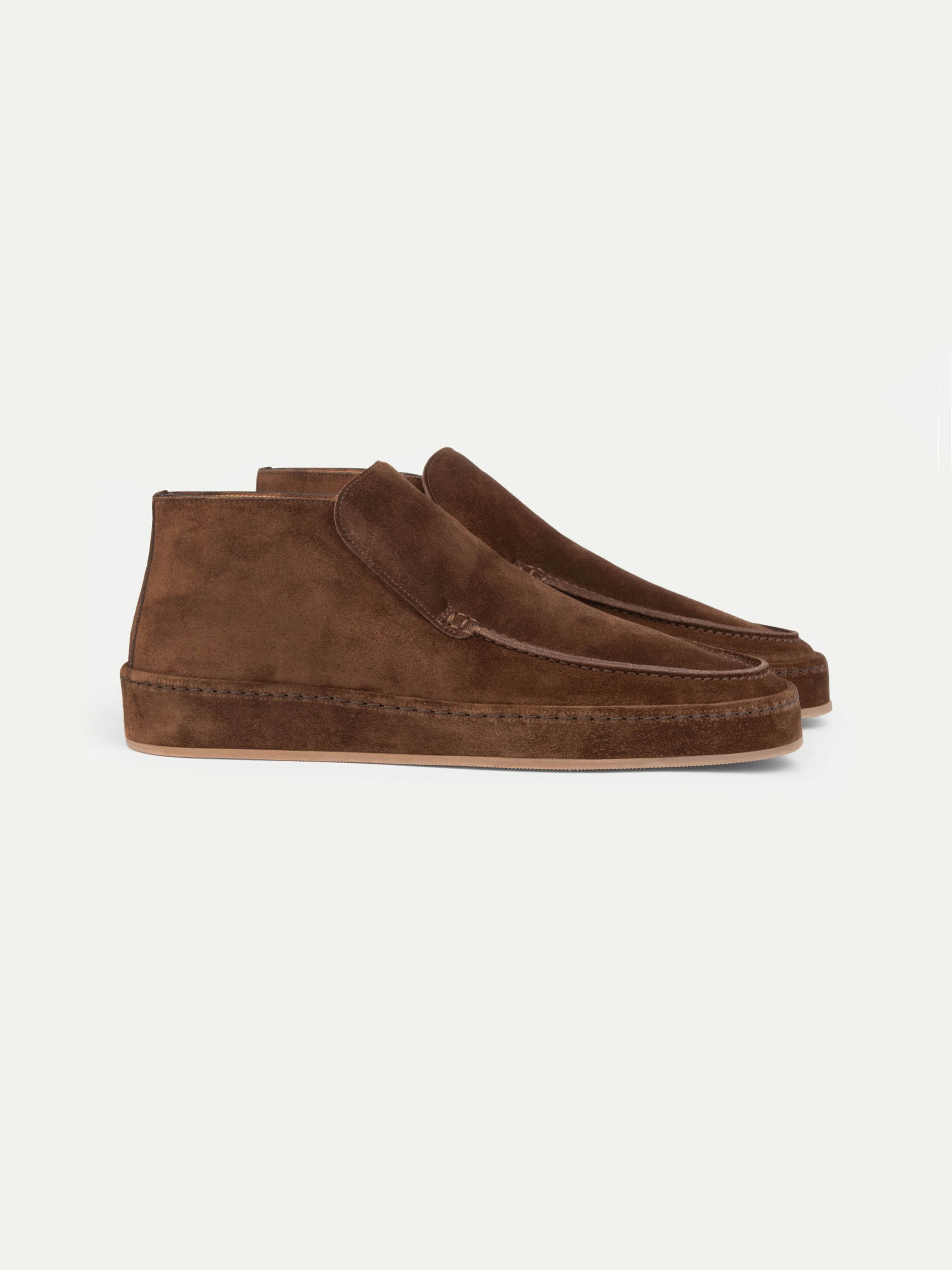 Montevico Capitale City Suede Loafer Chocolate