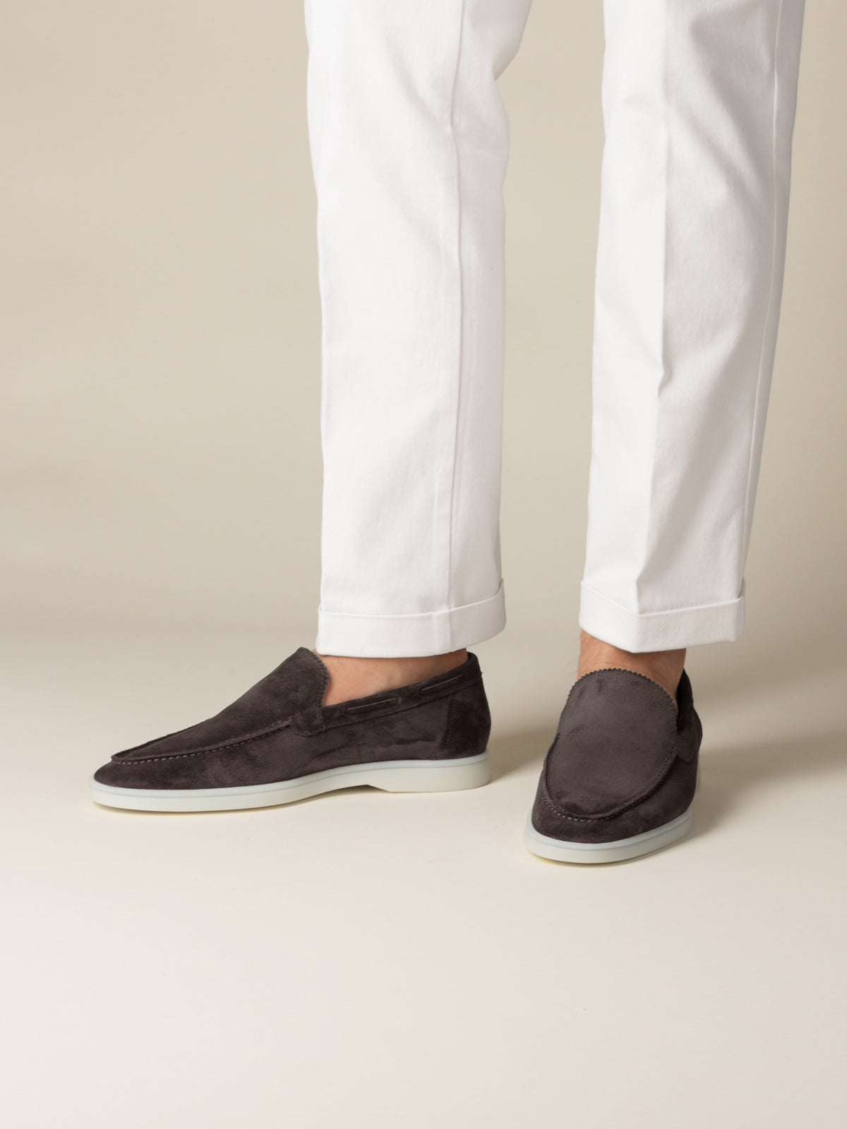 Mayfair Classic Loafers Warm Grey