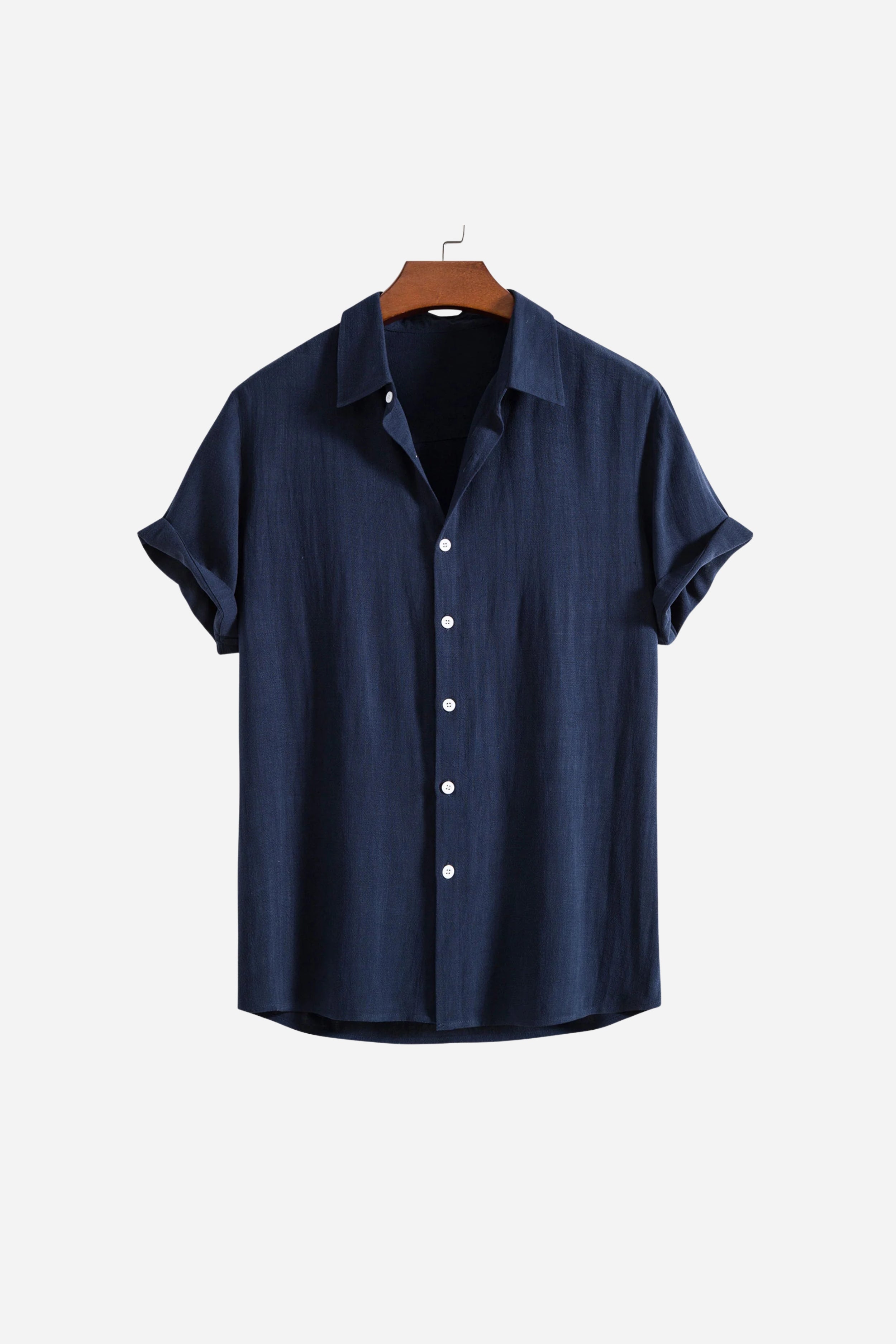 Coastal Linen Shirt Blue