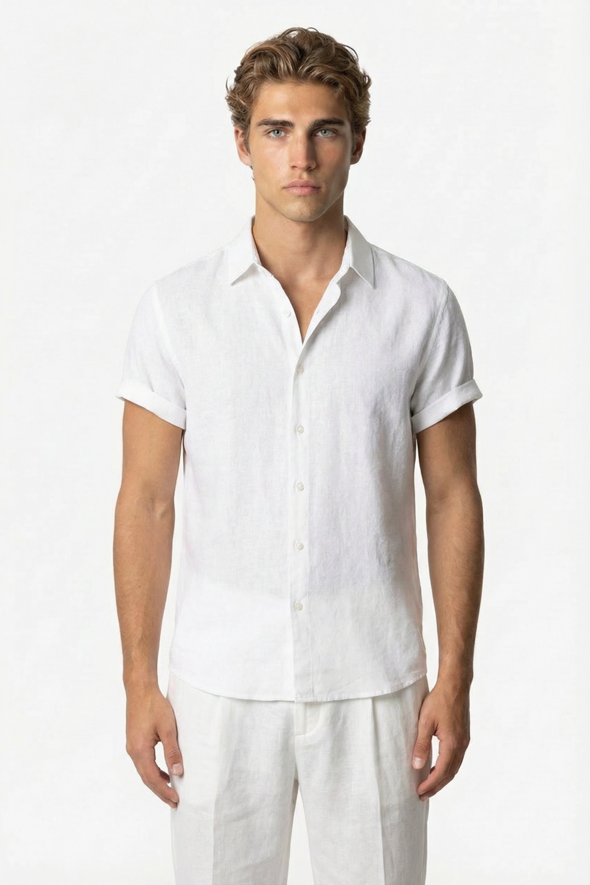 Coastal Linen Shirt White