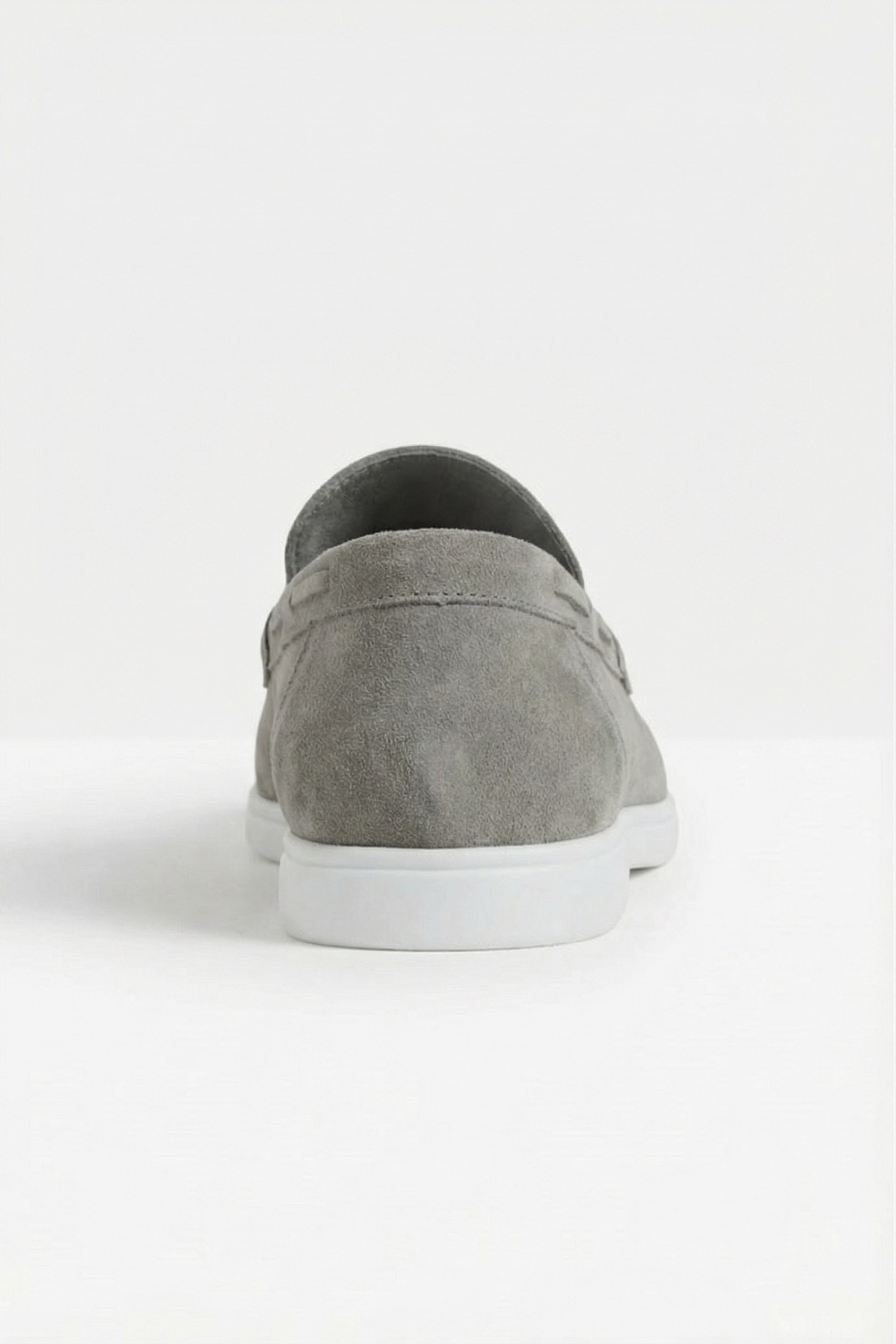 Classic Suede Loafer Grey