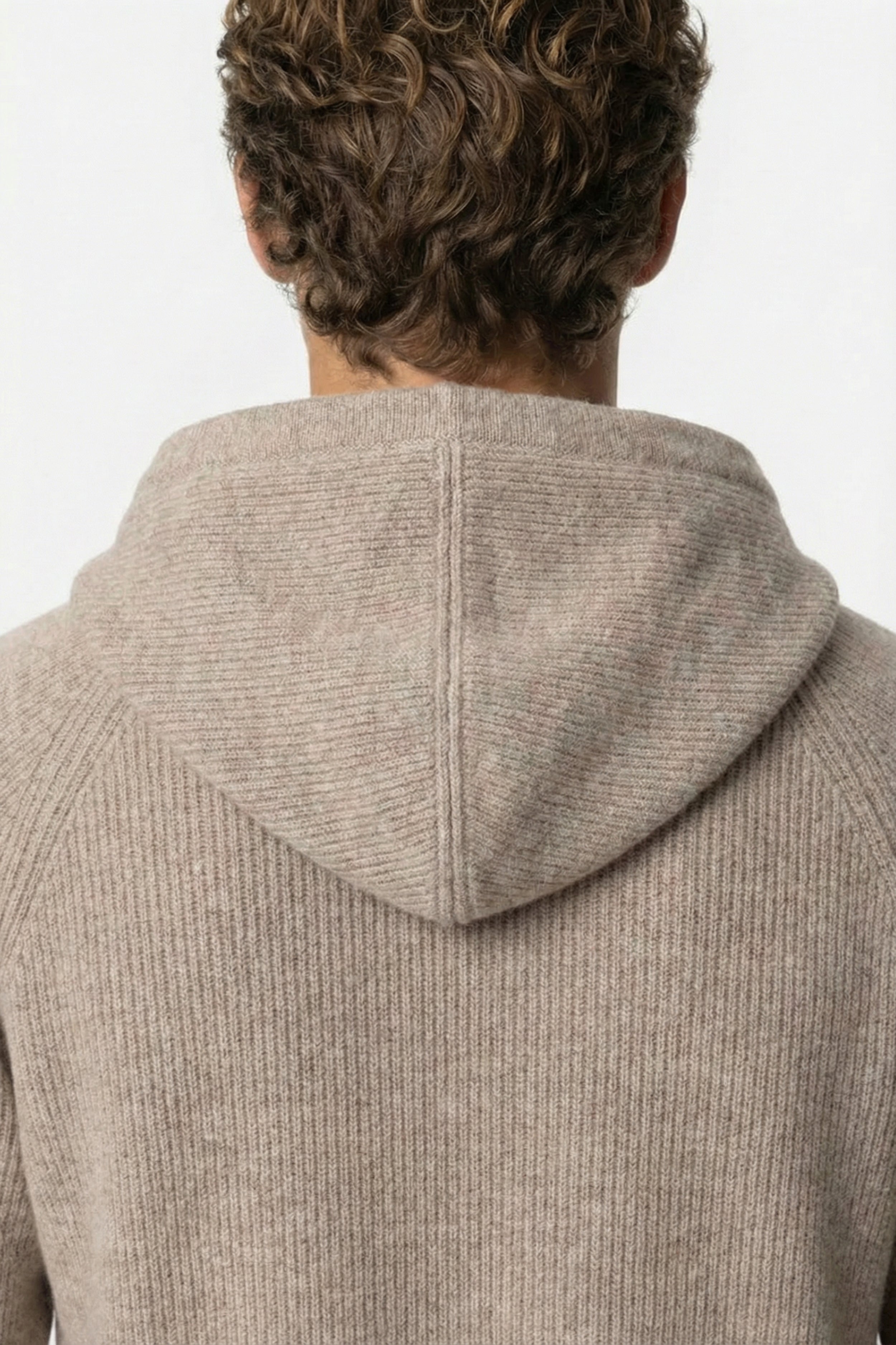 Ashford Cashmere Zip Cardigan Brown