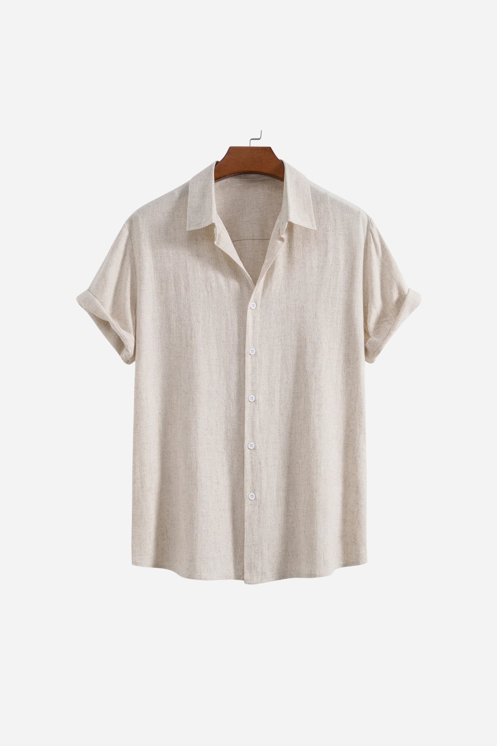 Coastal Linen Shirt Ivory