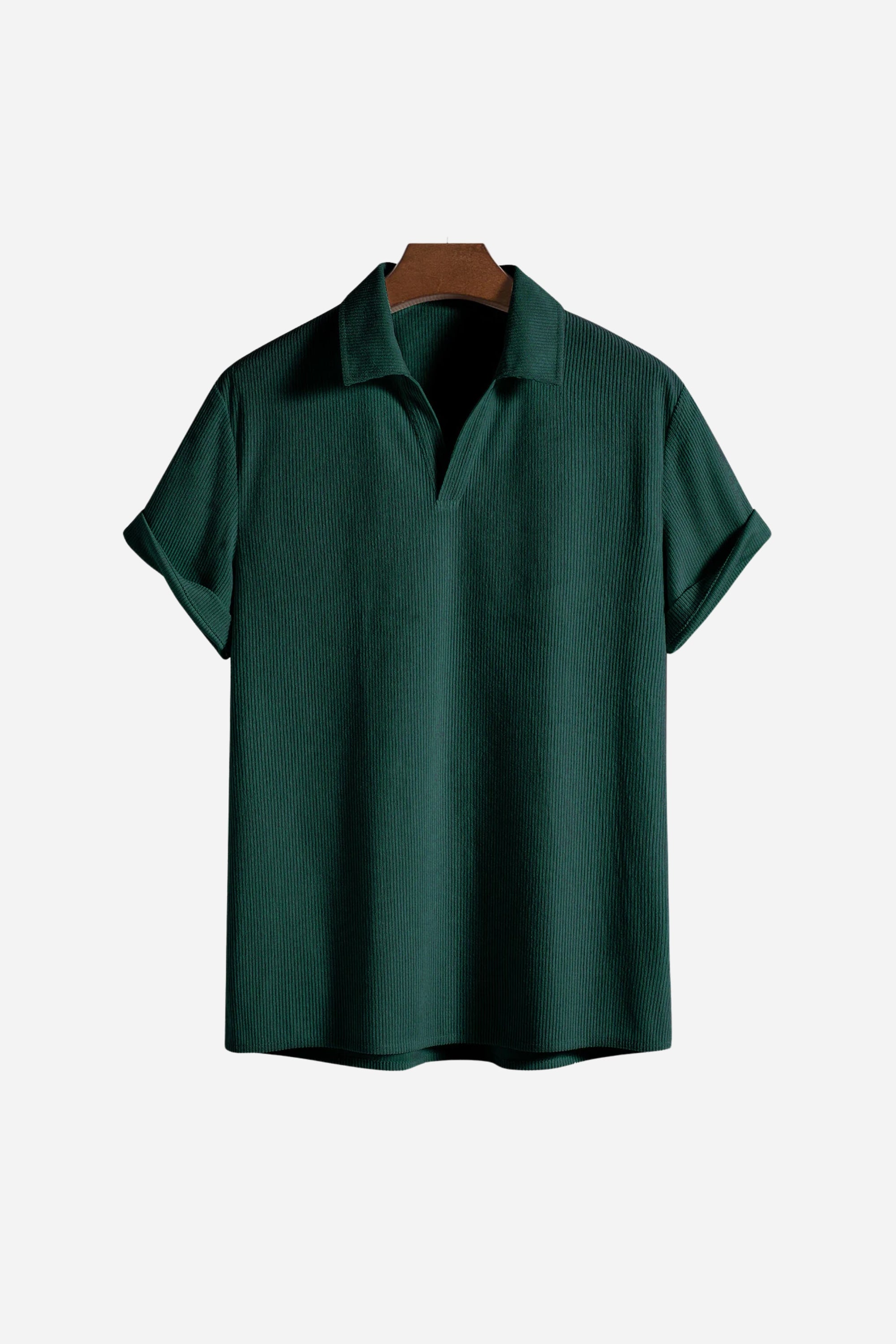 Riviera Rib Polo Green