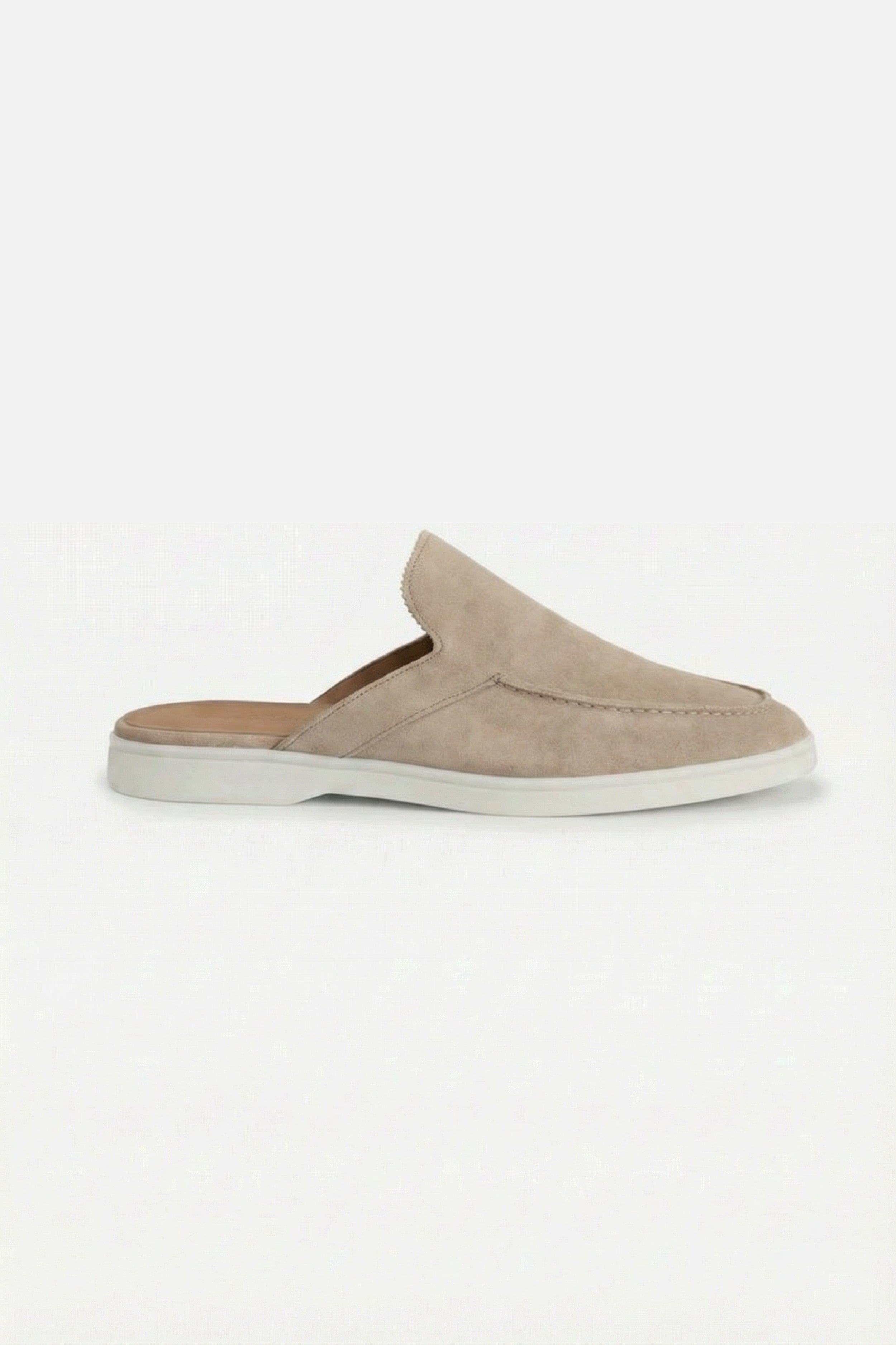 Positano Suede Mule Taupe