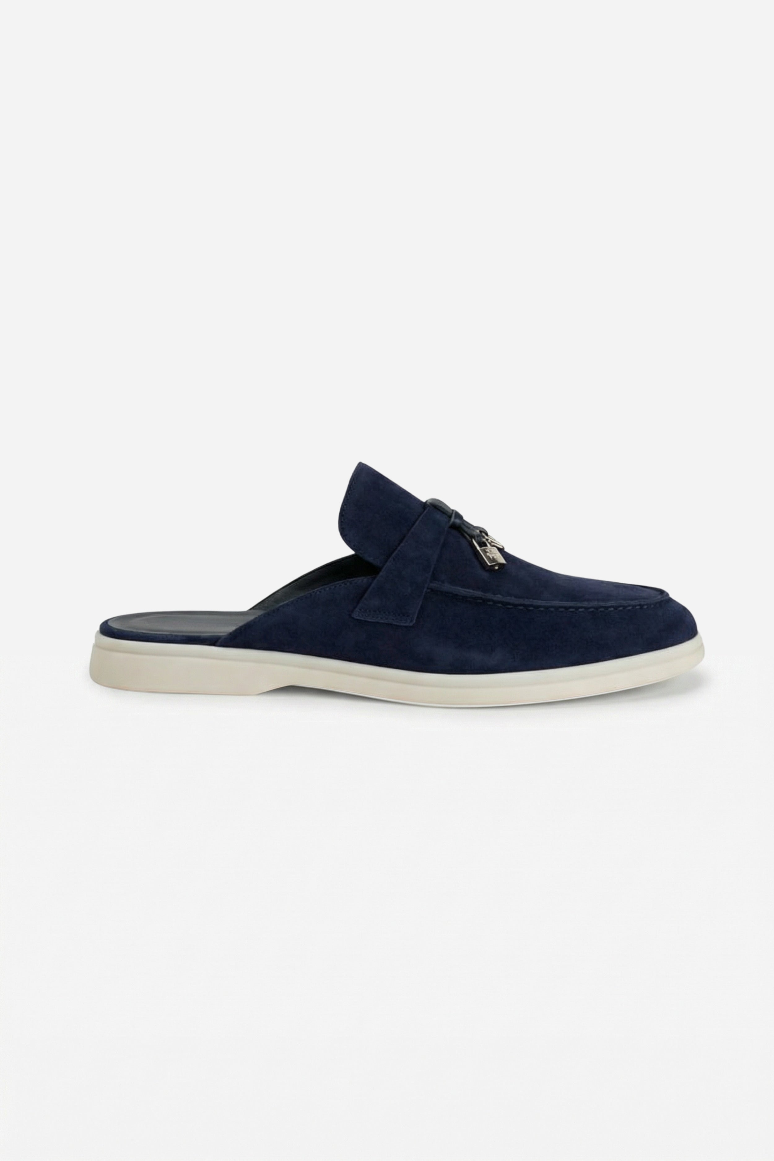 Portobello Suede Mule Navy