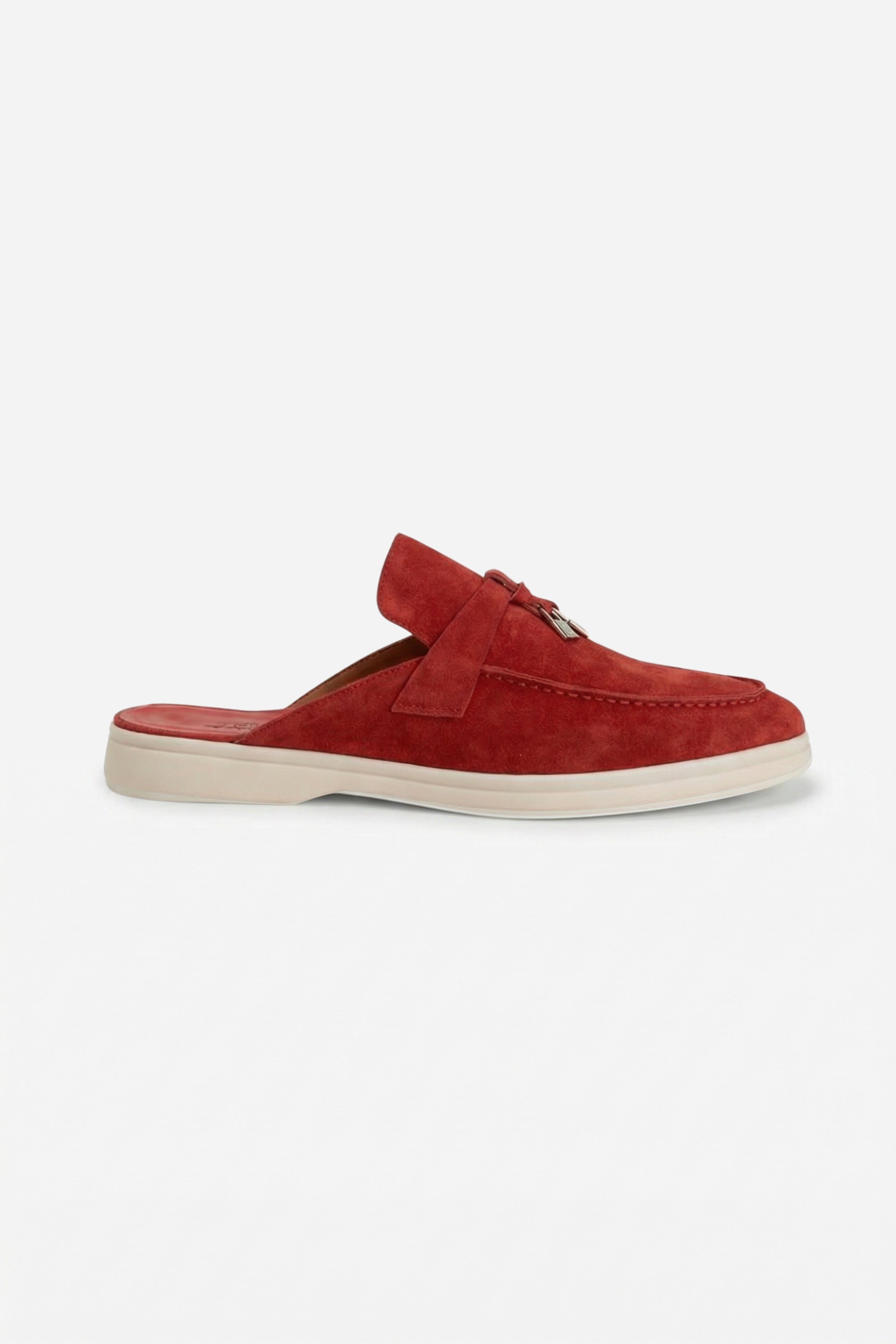 Portobello Suede Mule Bordeaux