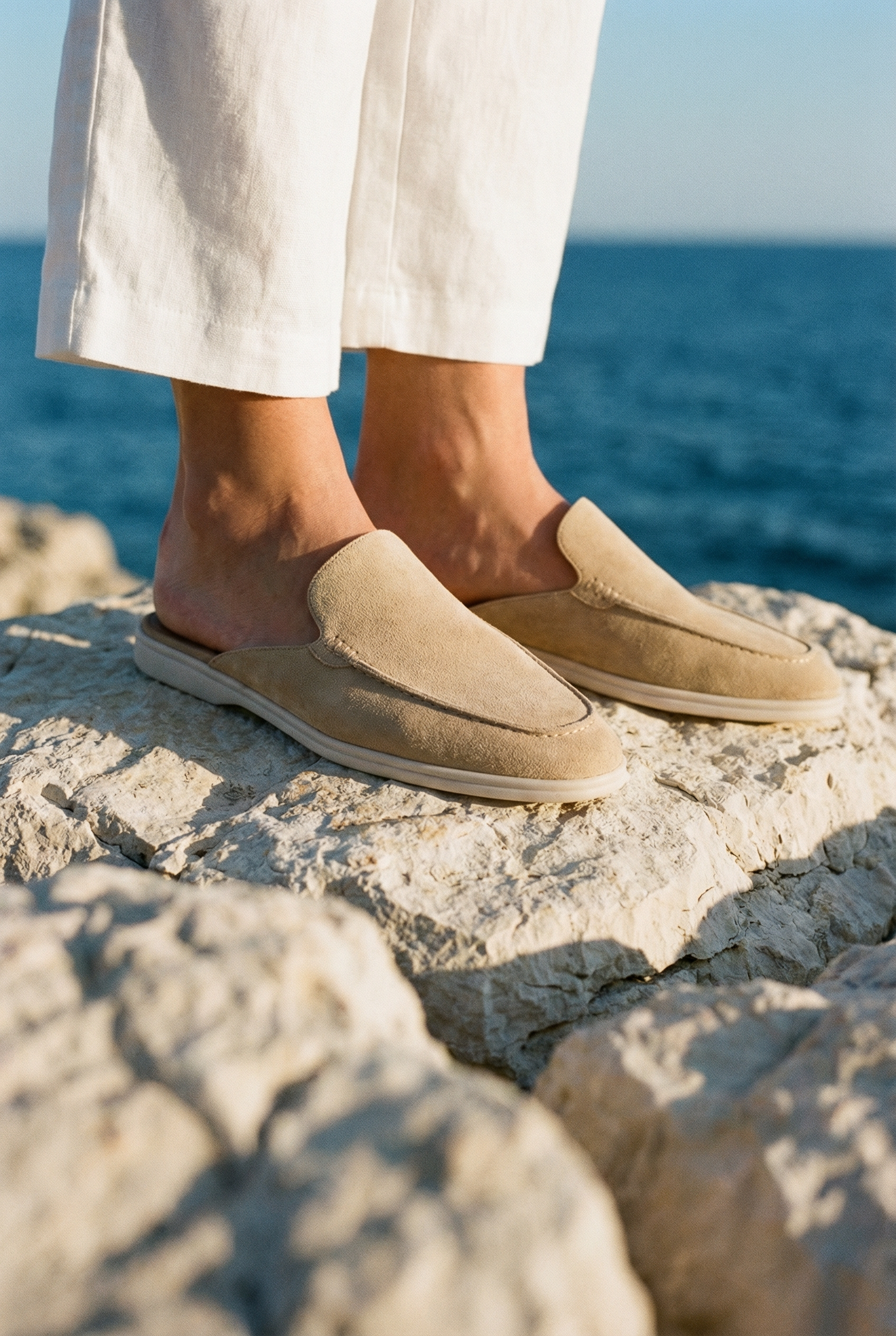Mayfair Mule Beige