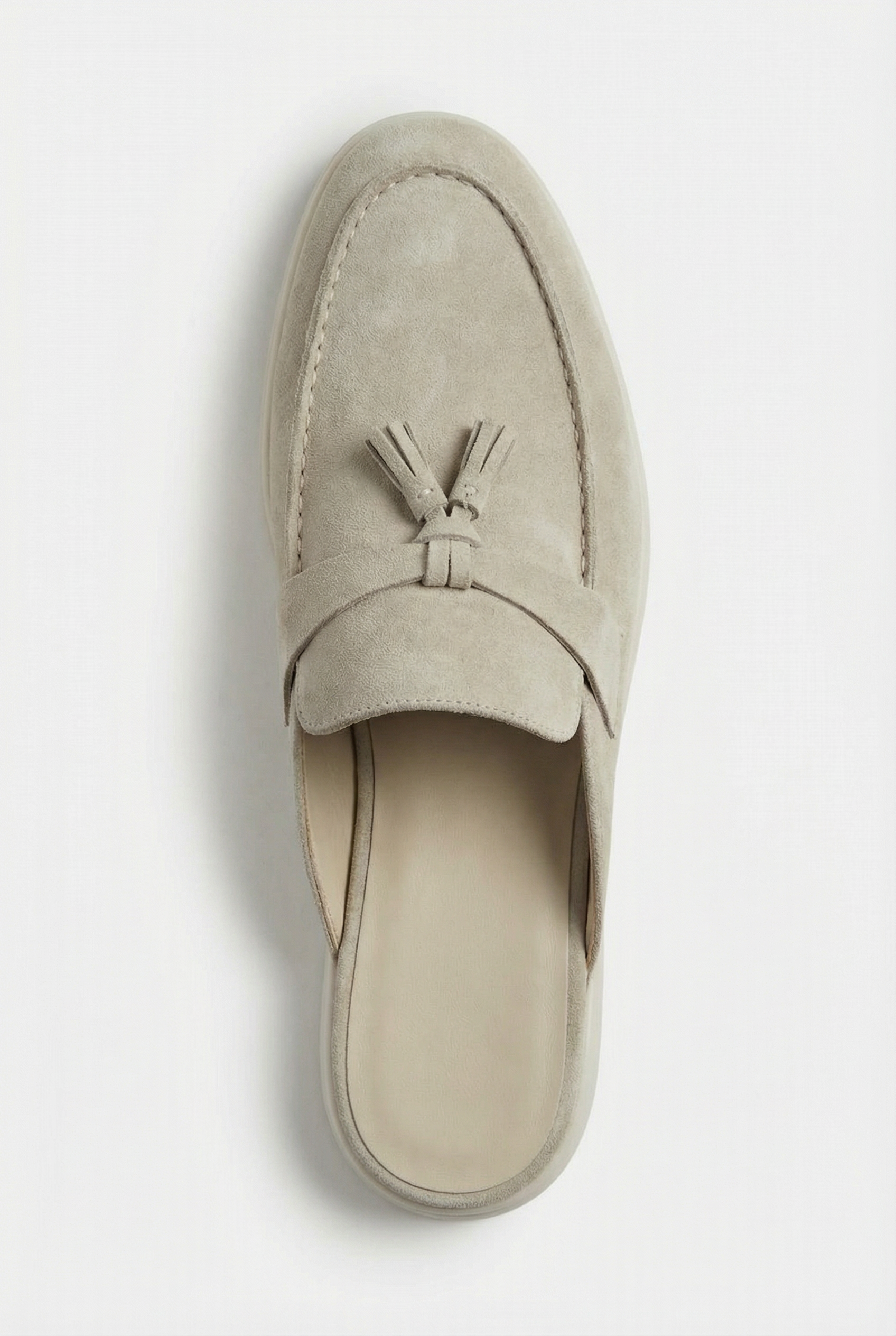 Portobello Suede Mule Light Beige