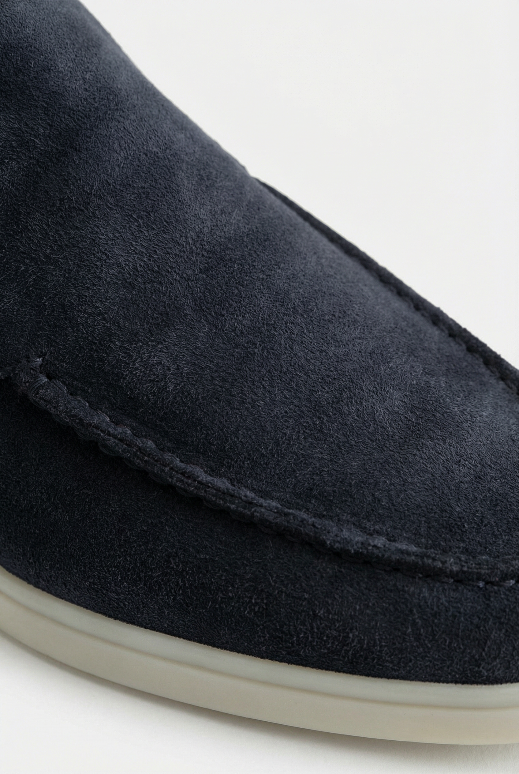 Positano Suede Mule Navy