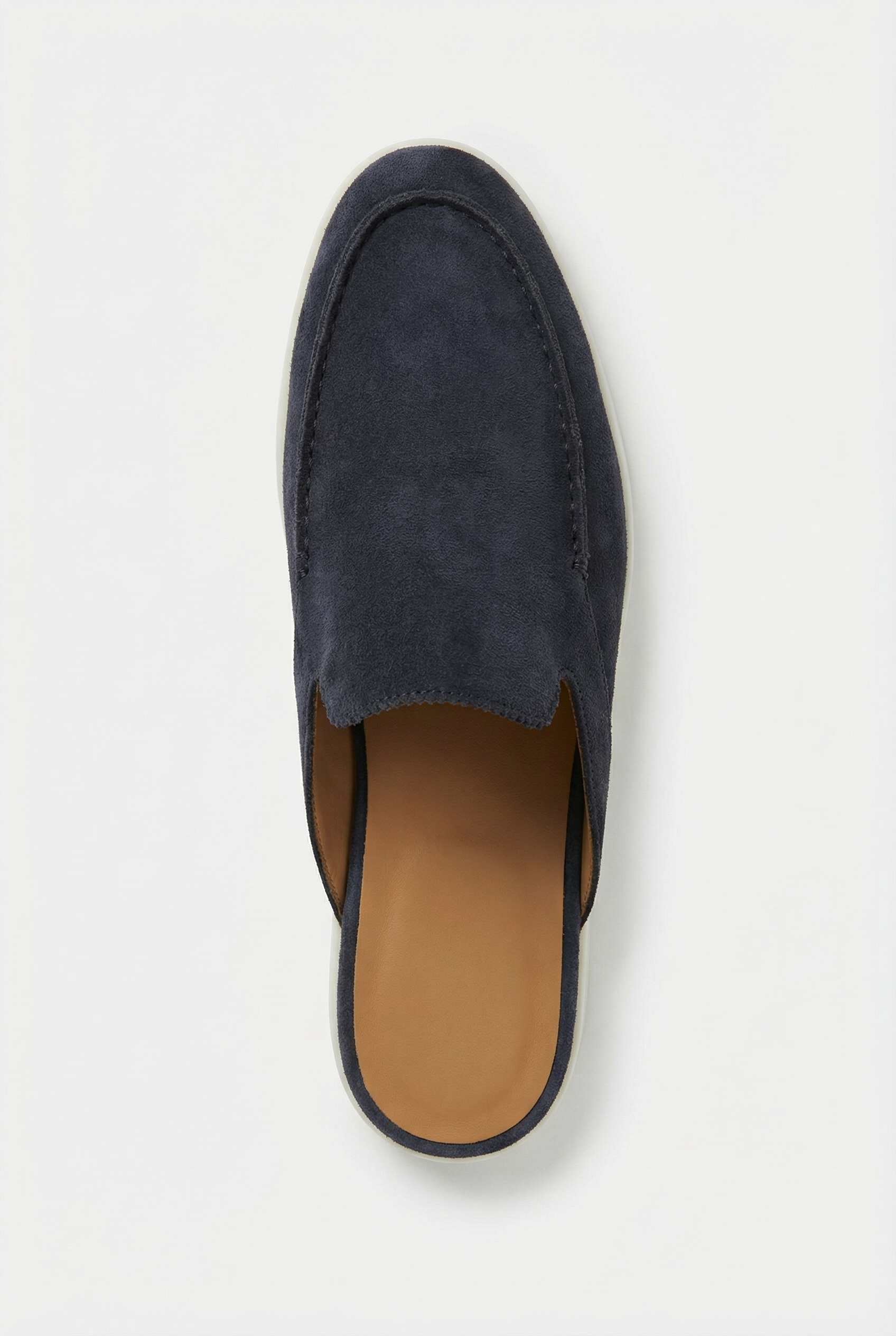 Positano Suede Mule Navy