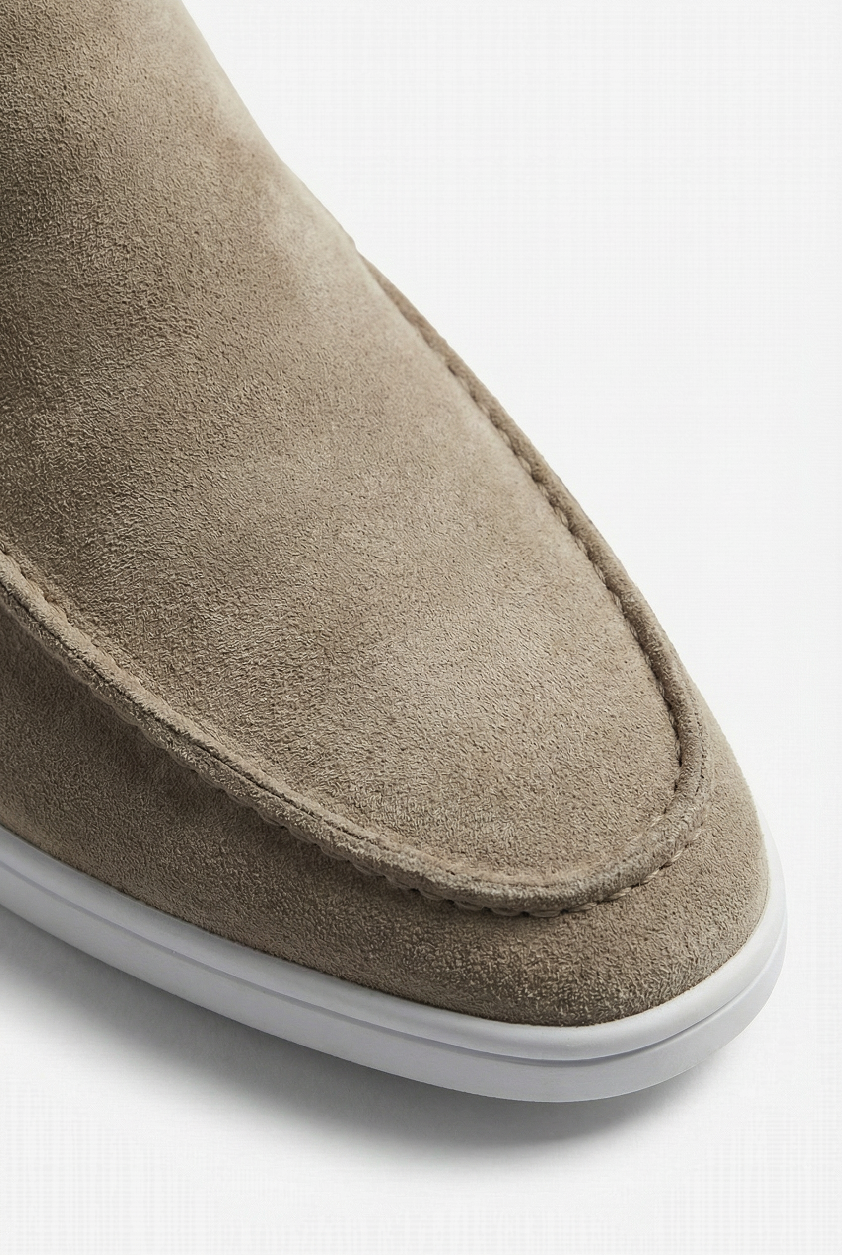 Classic Suede Loafer Beige