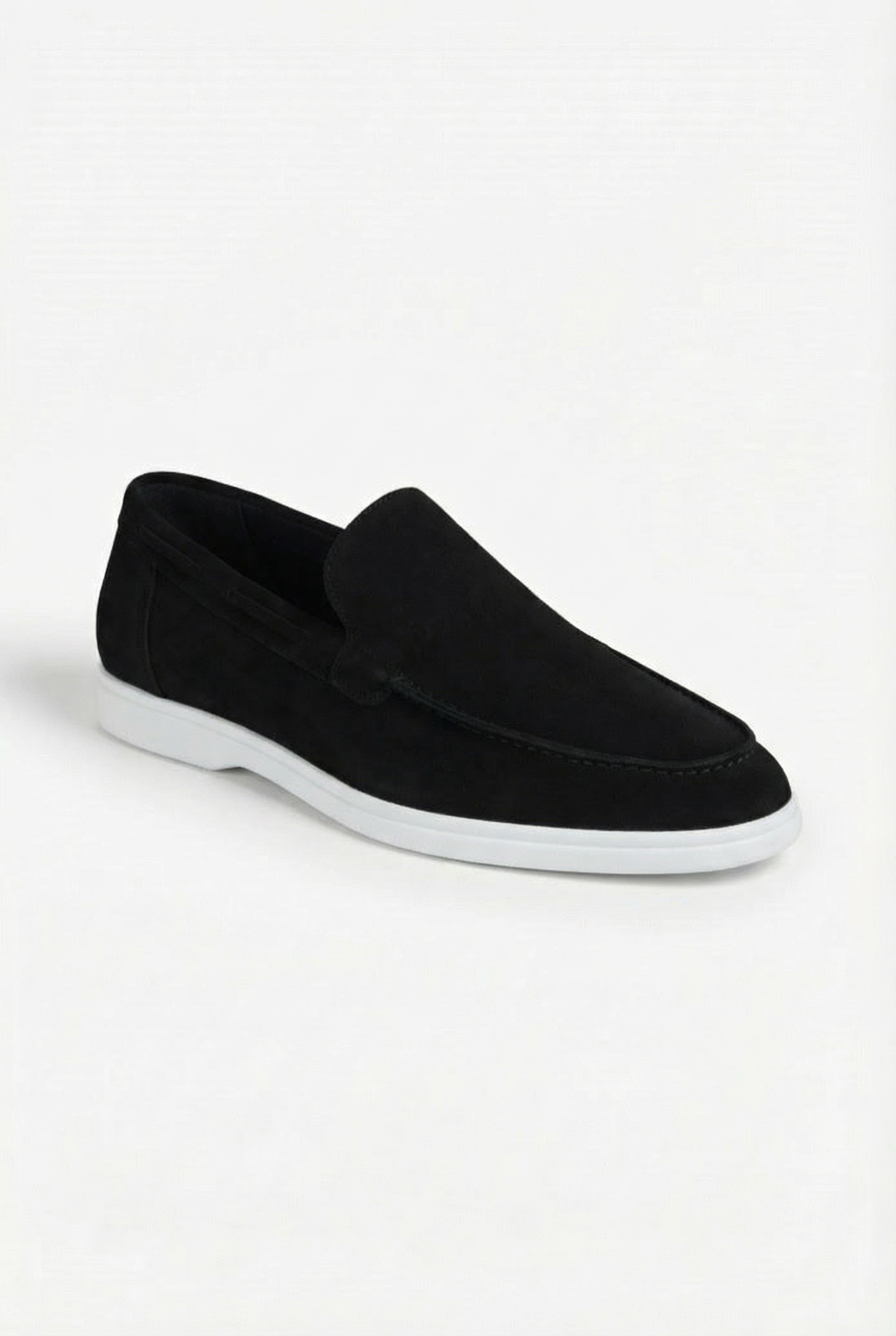 Classic Suede Loafer Black