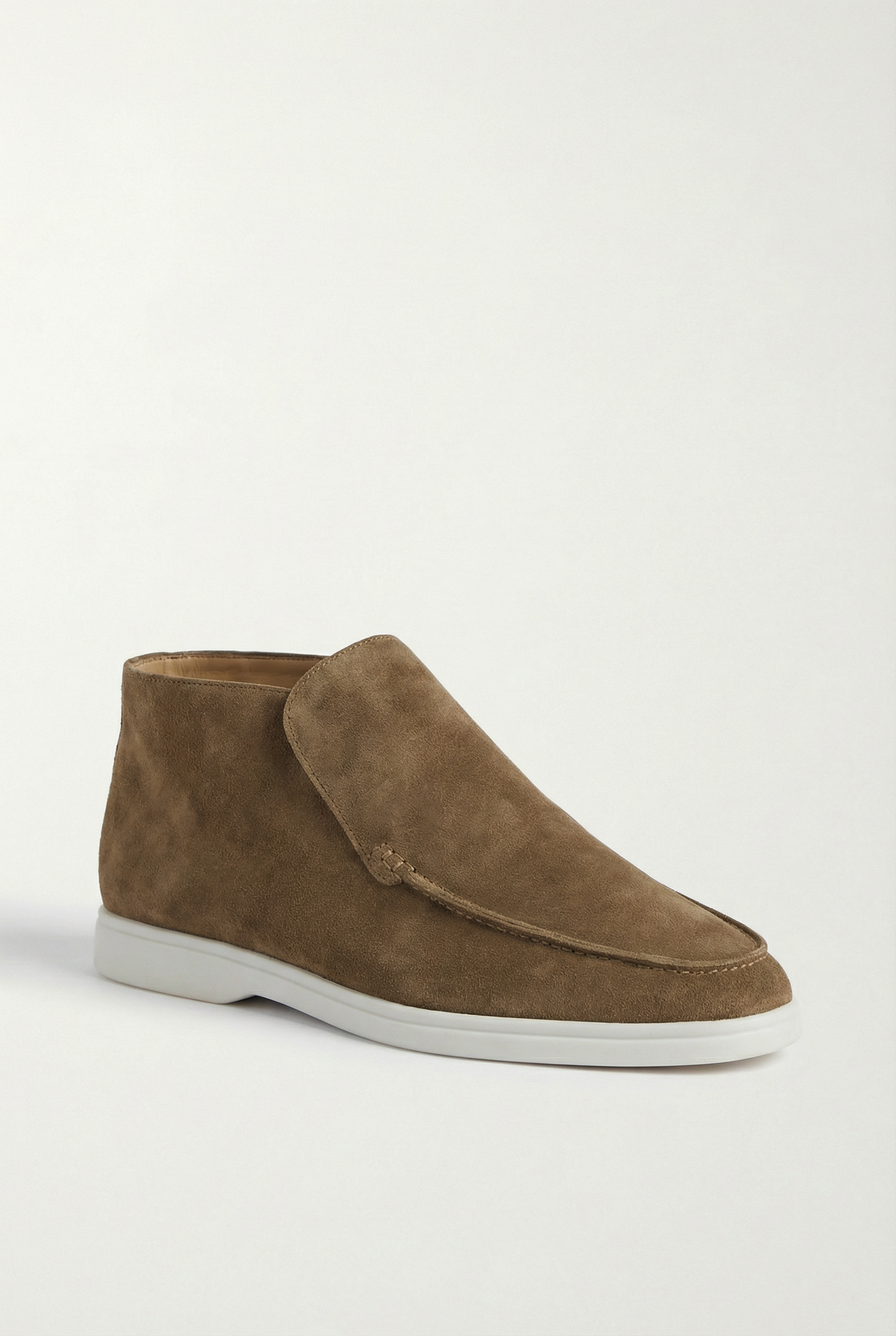 Captial Suede Loafer Camel