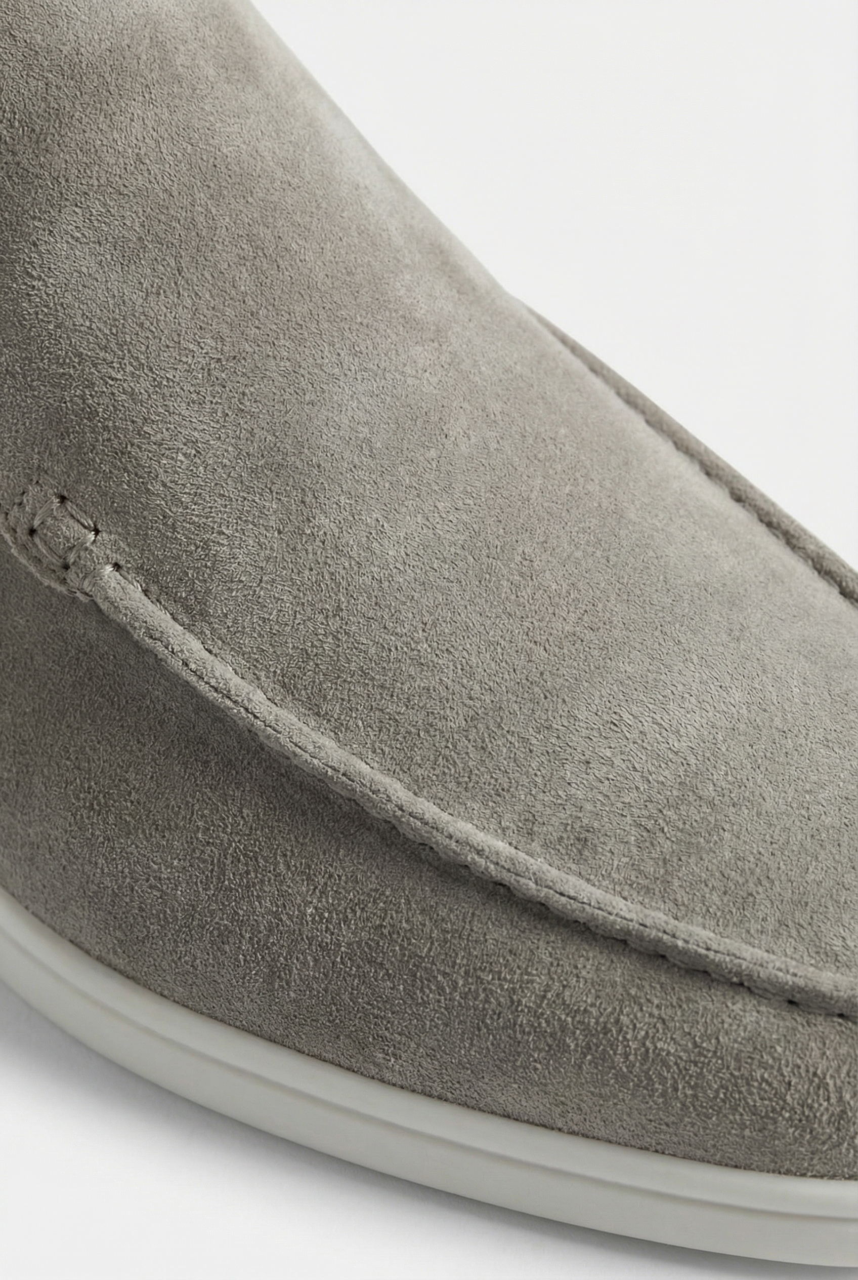 Captial Suede Loafer Grey