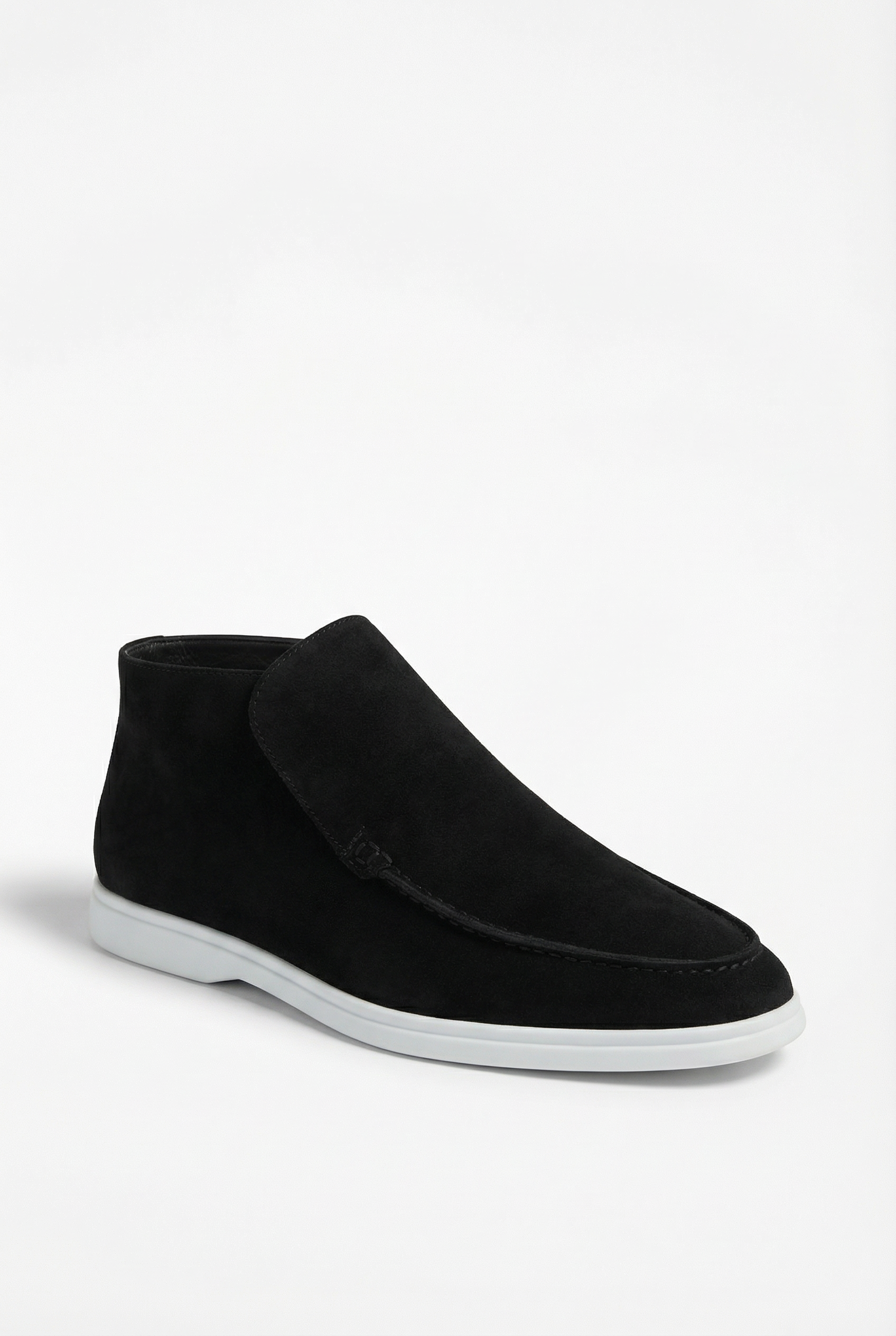 Captial Suede Loafer Black