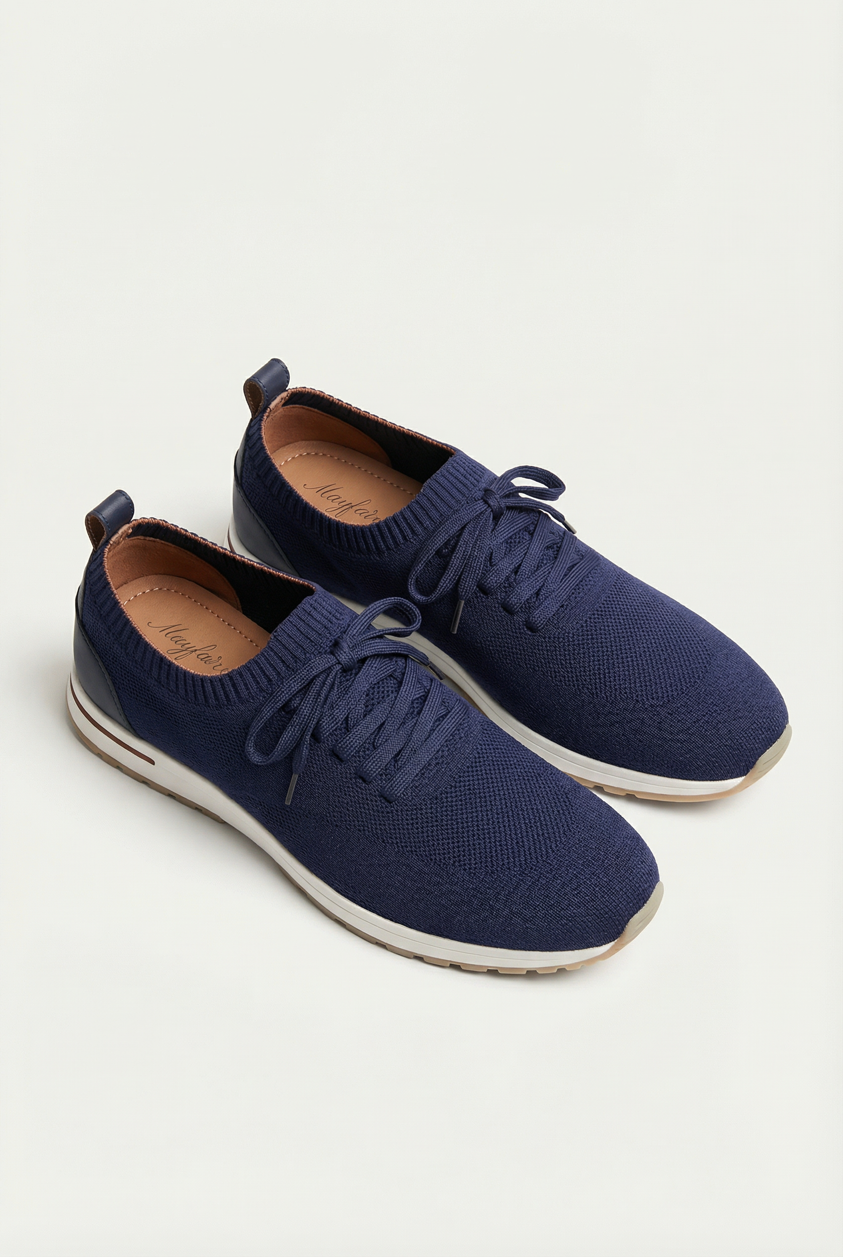 Mayfair Knit Sneaker Navy Blue