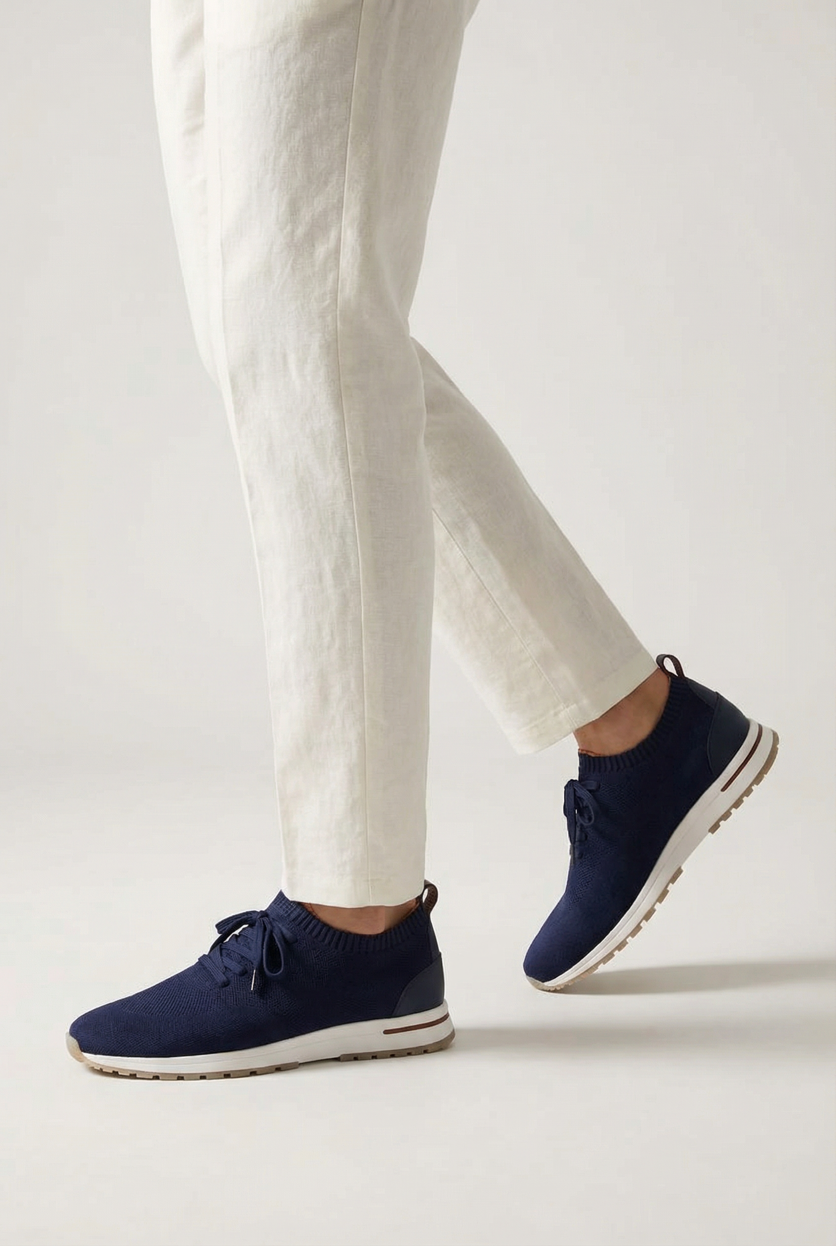 Mayfair Knit Sneaker Navy Blue