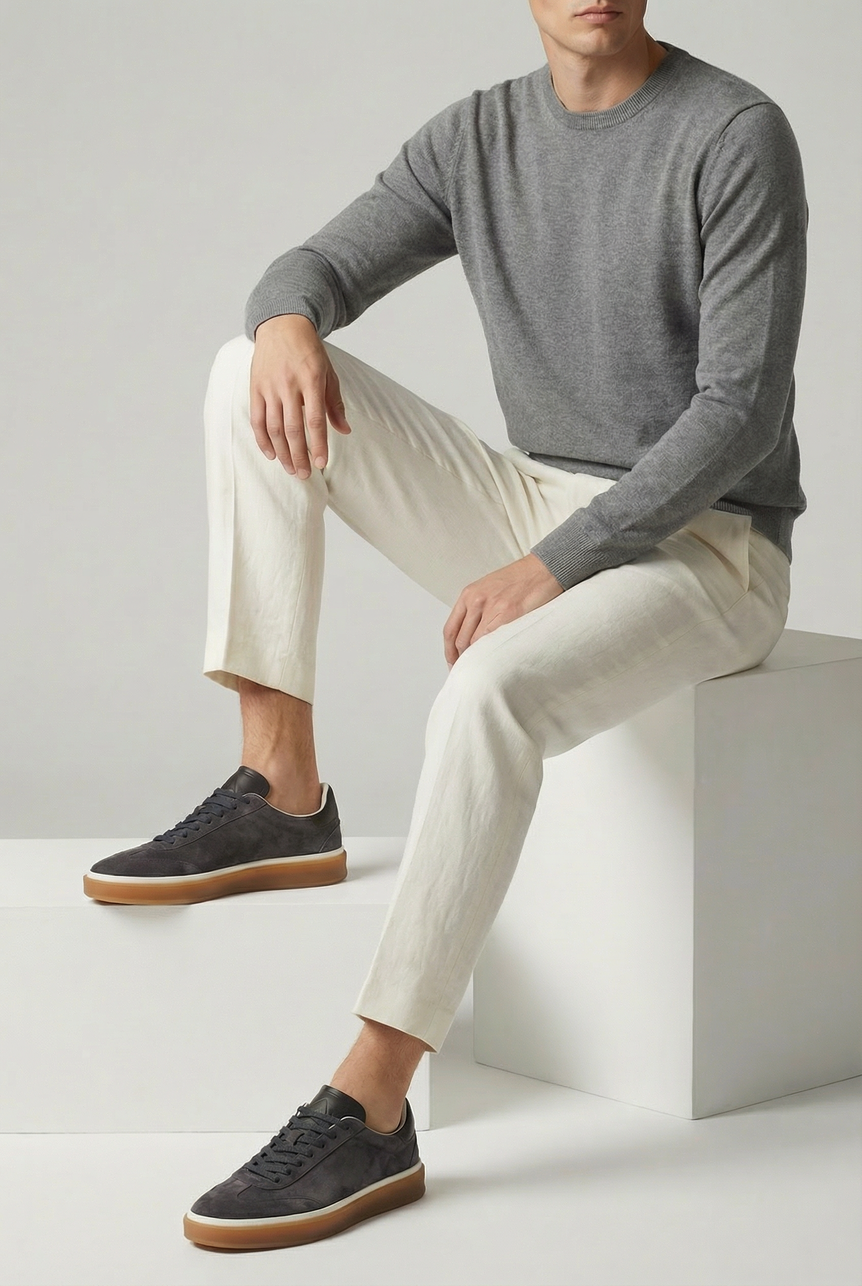 Mayfair Suede Sneaker Grey