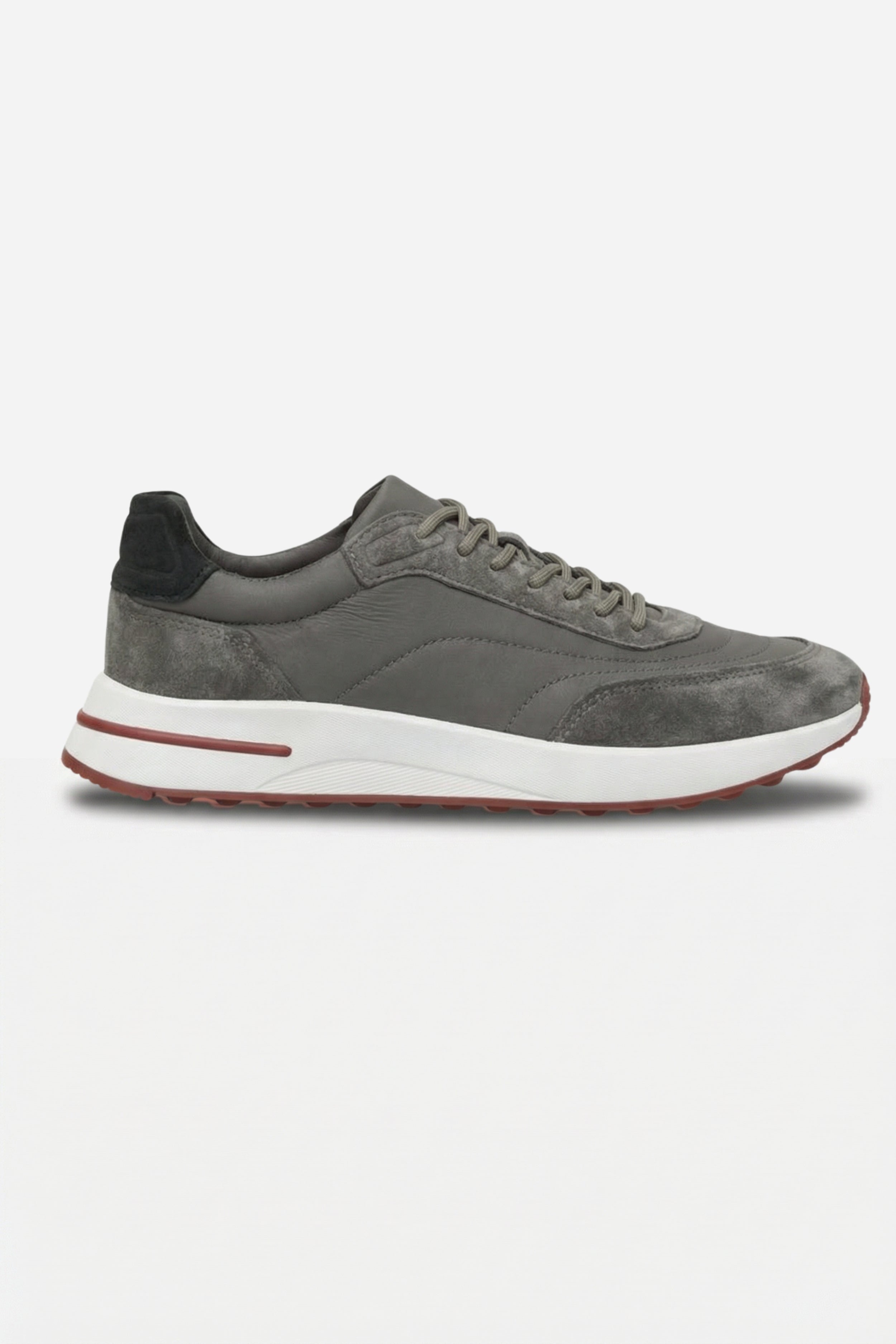 Bergamo Suede Sneaker Stone