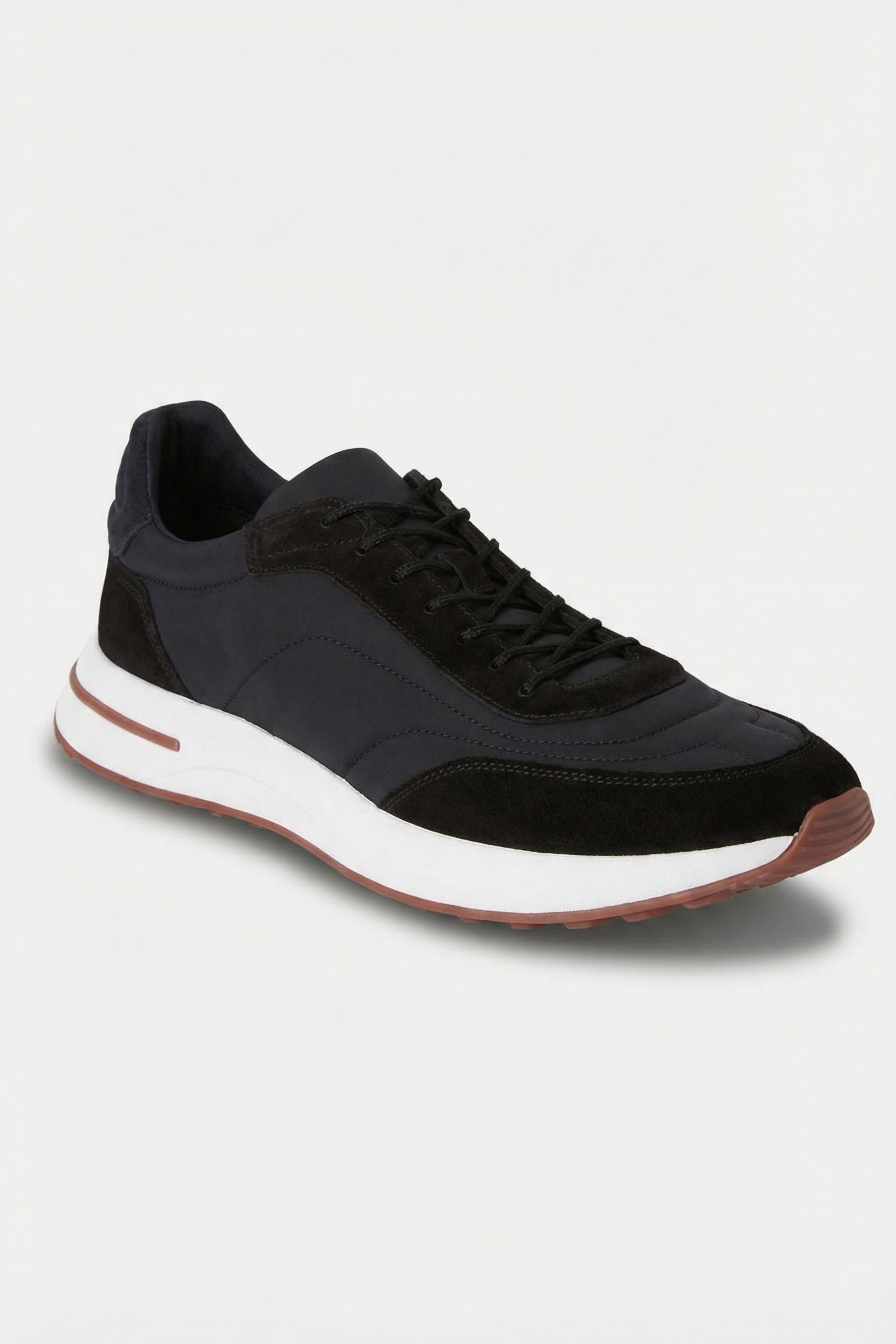 Bergamo Suede Sneaker Obsidian
