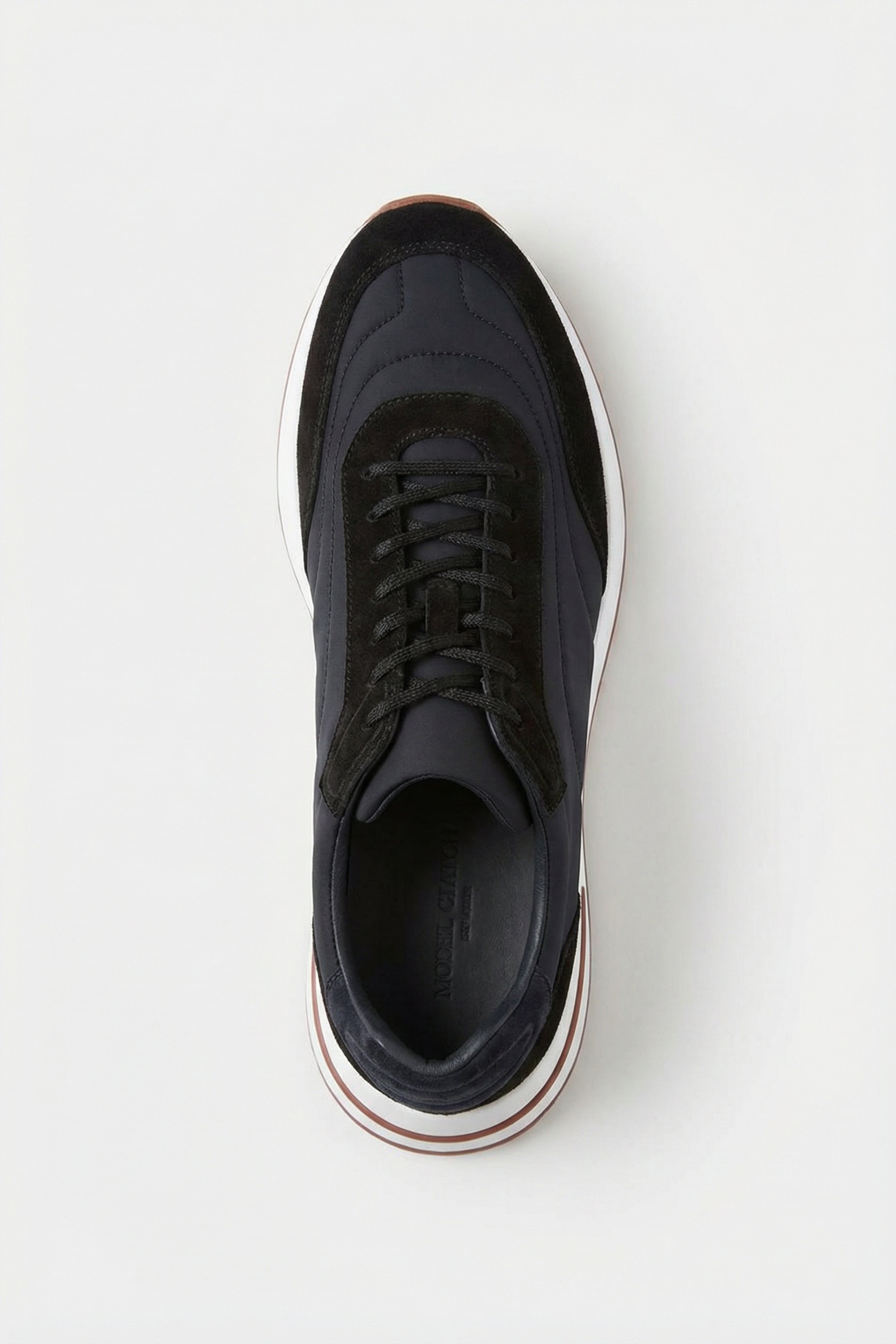 Bergamo Suede Sneaker Obsidian