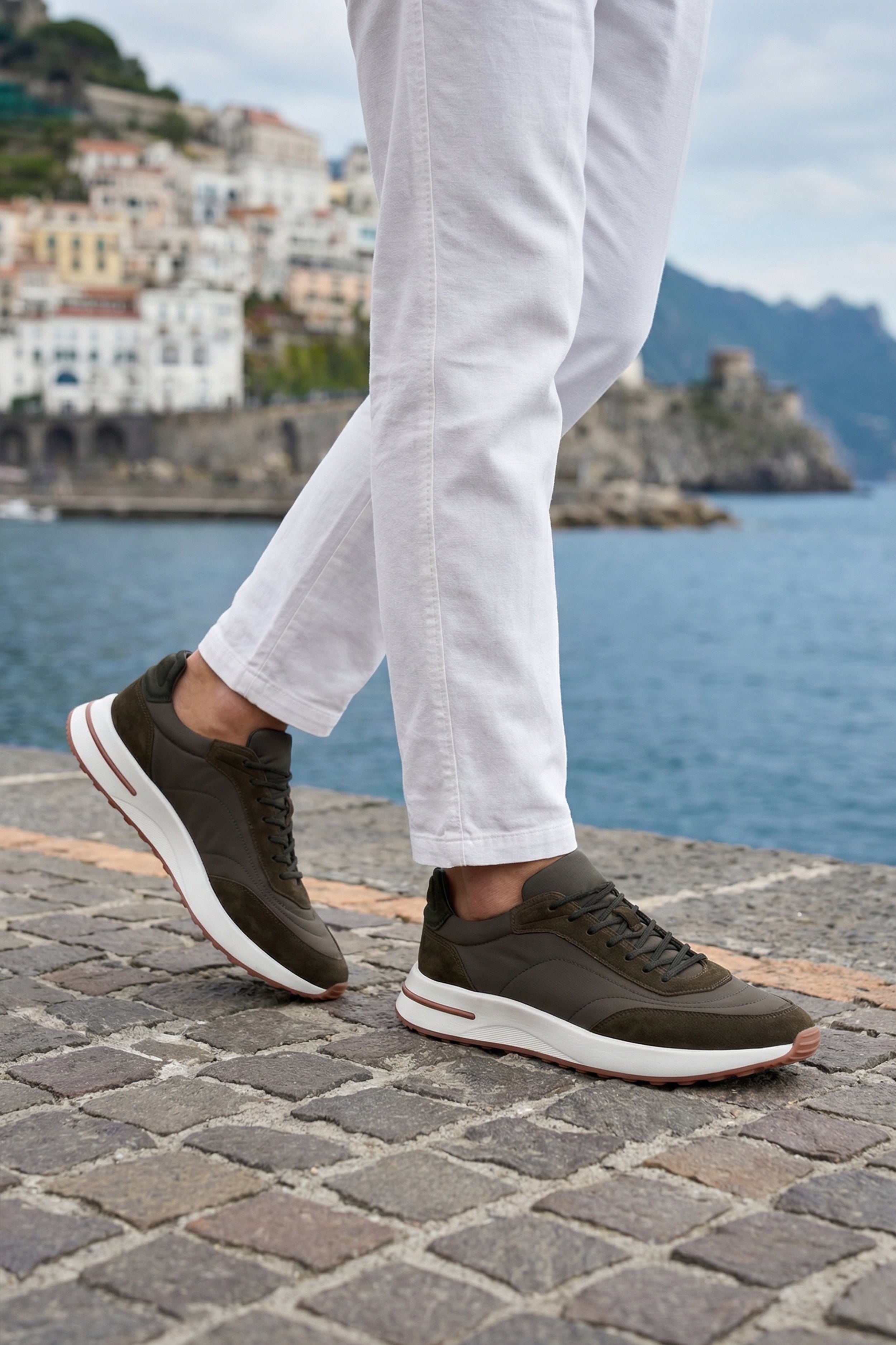 Bergamo Suede Sneaker Espresso