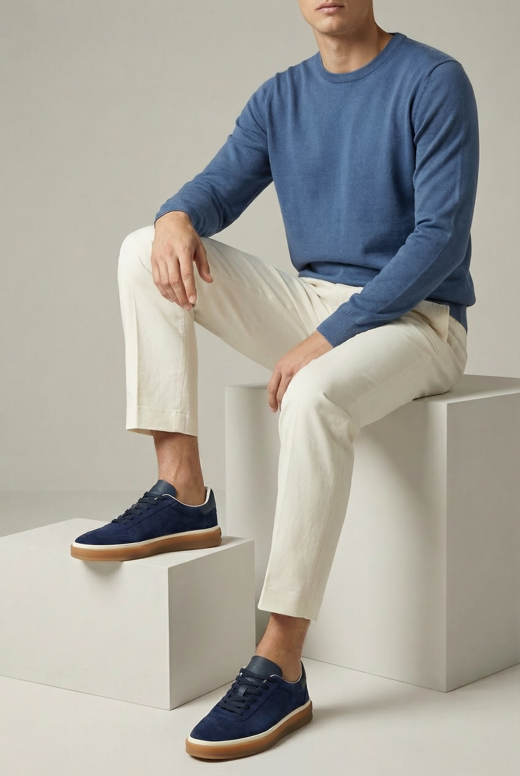 Mayfair Suede Sneaker Blue