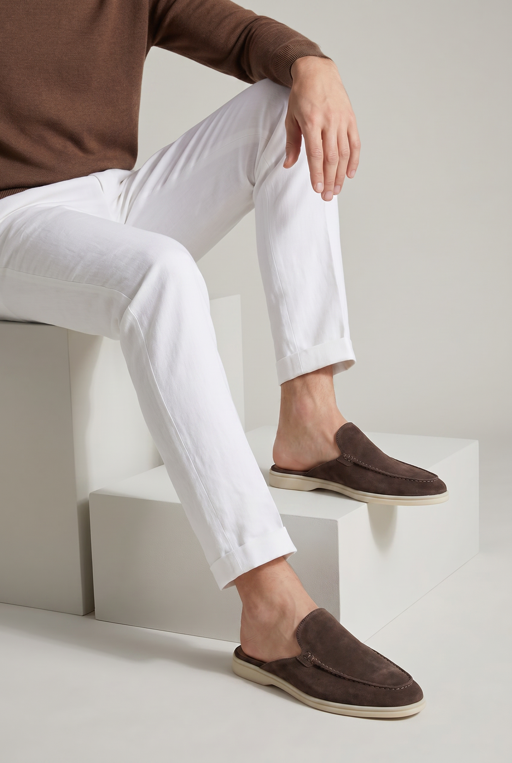Mayfair Mule Brown