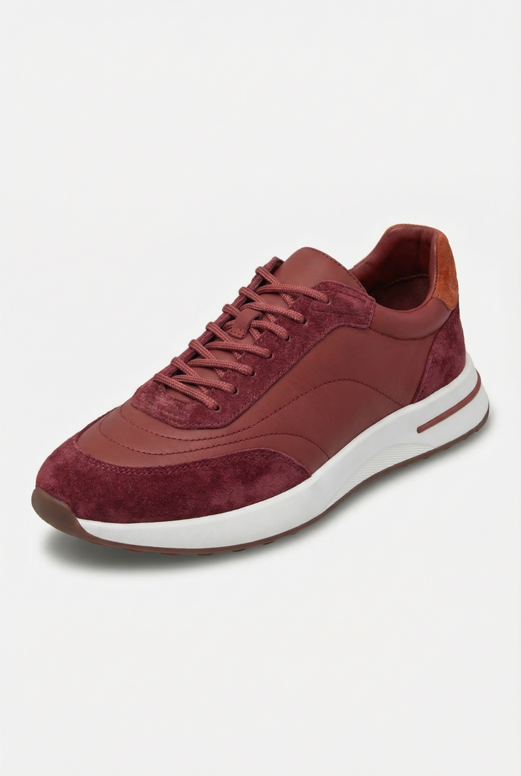 Bergamo Suede Sneaker Barolo Dusk