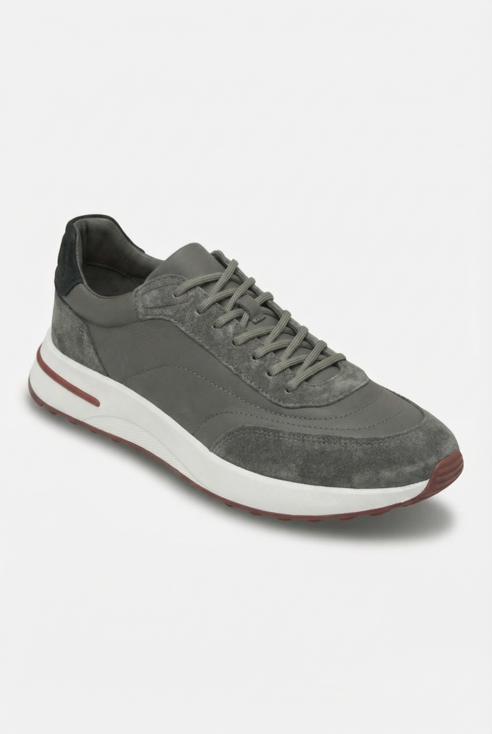 Bergamo Suede Sneaker Stone
