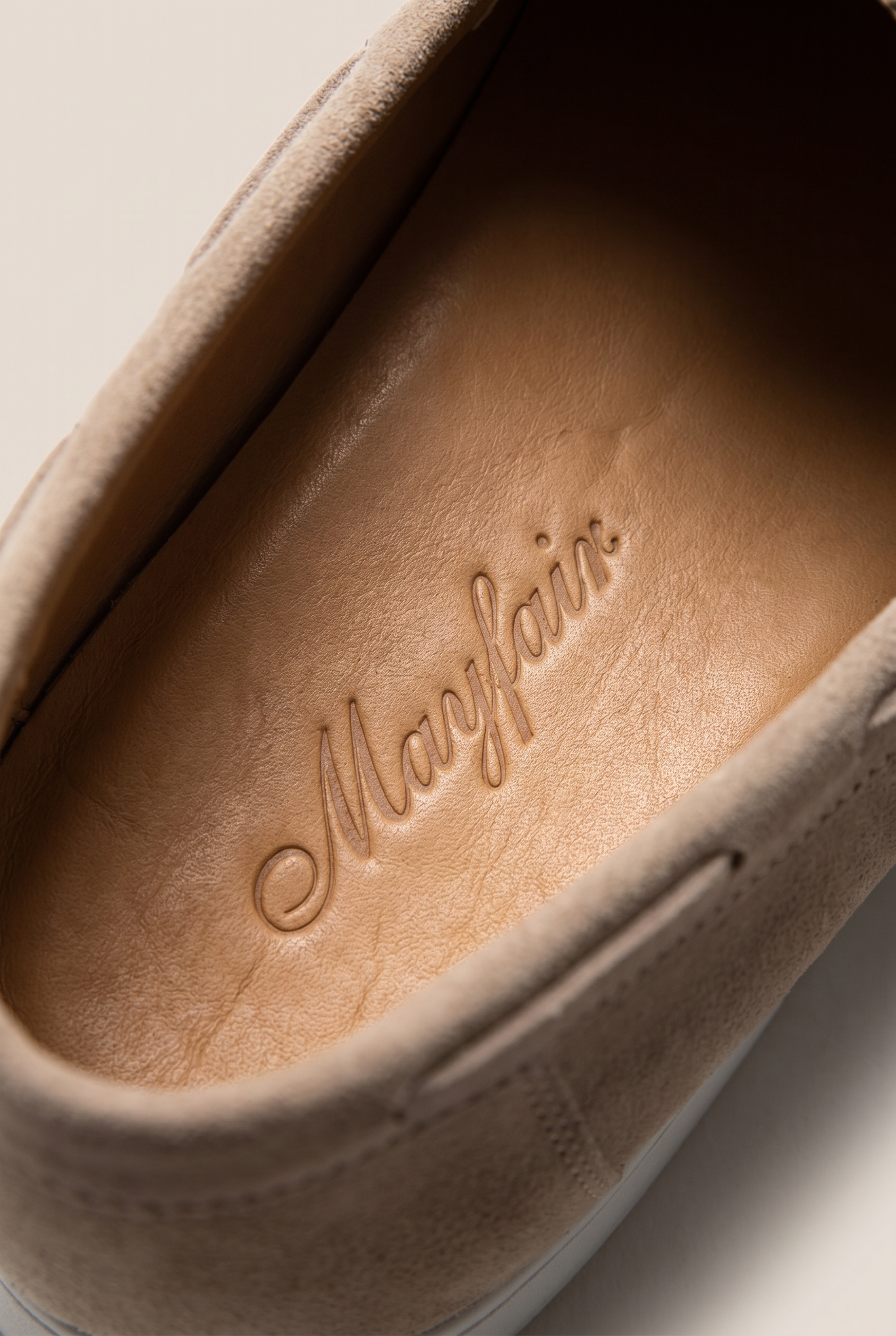 Classic Suede Loafer Beige