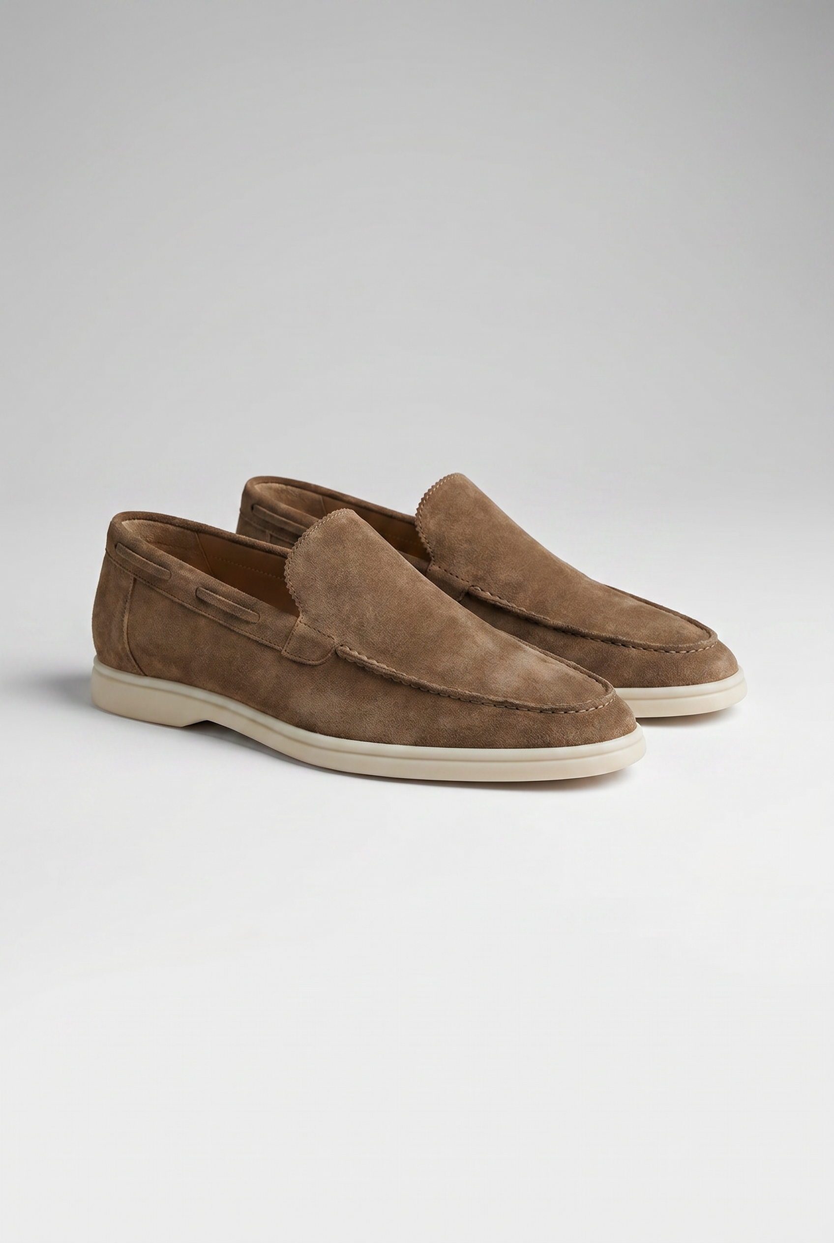 Classic Suede Loafer Camel