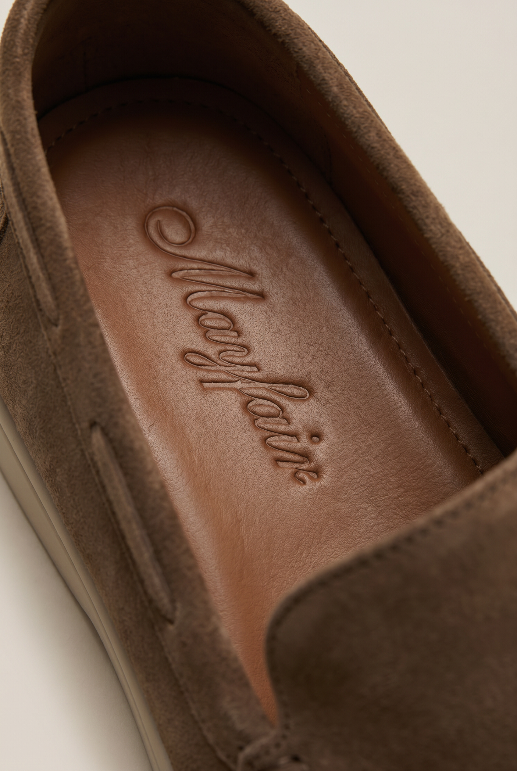 Classic Suede Loafer Camel