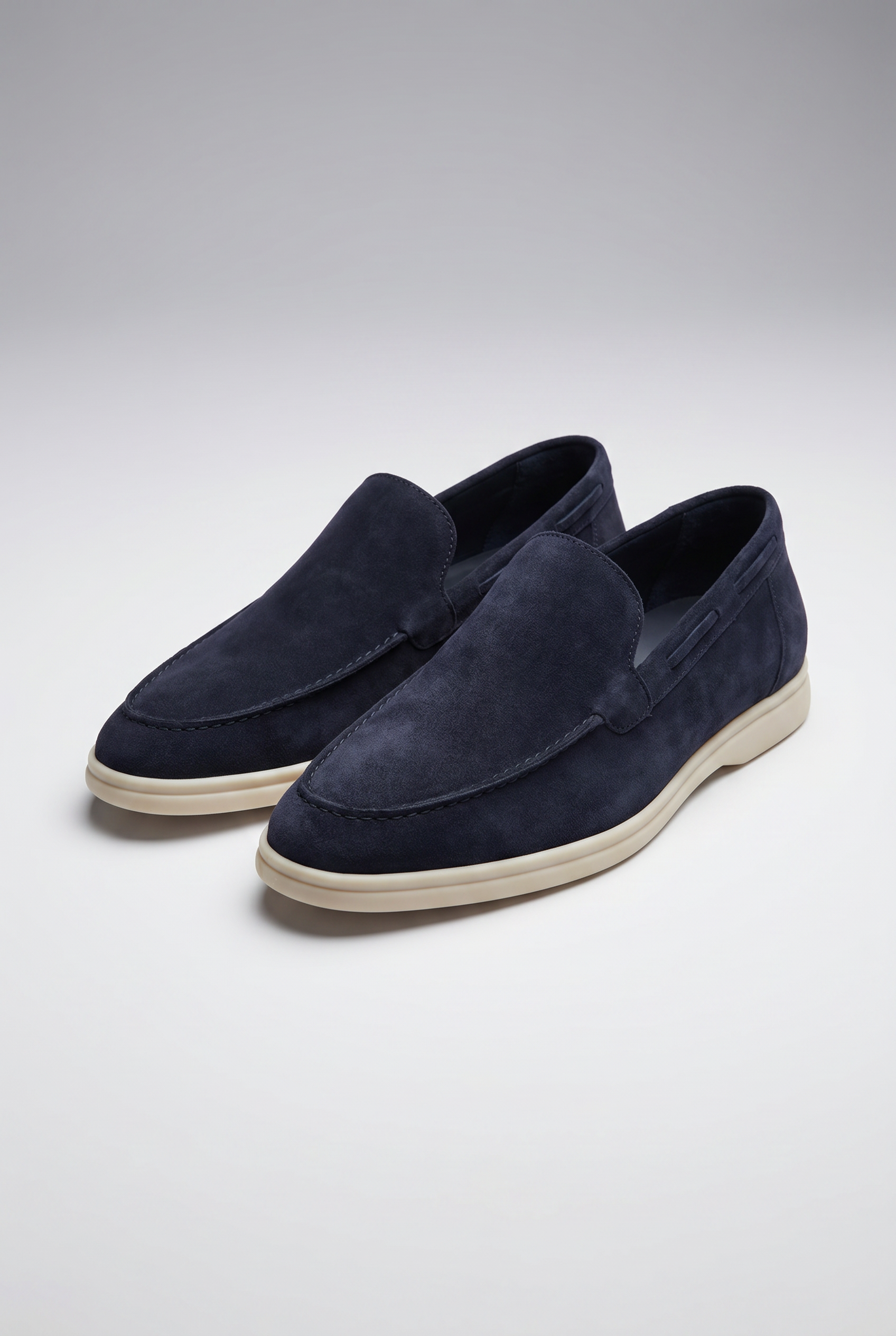 Classic Suede Loafer Navy