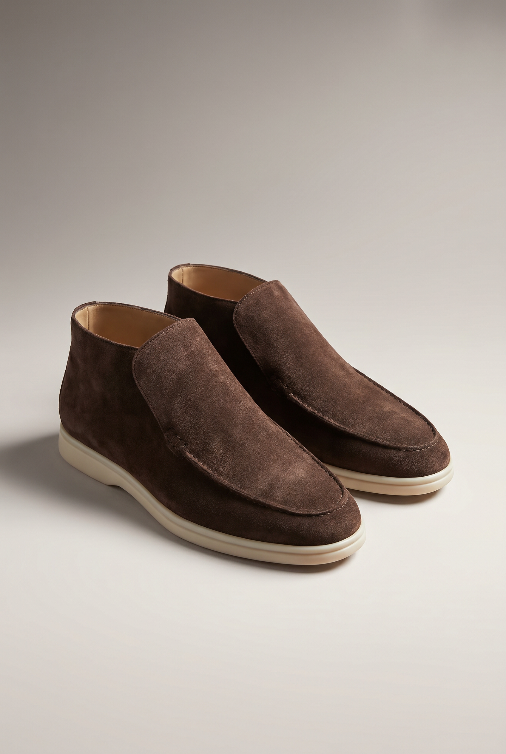 Captial Suede Loafer Brown
