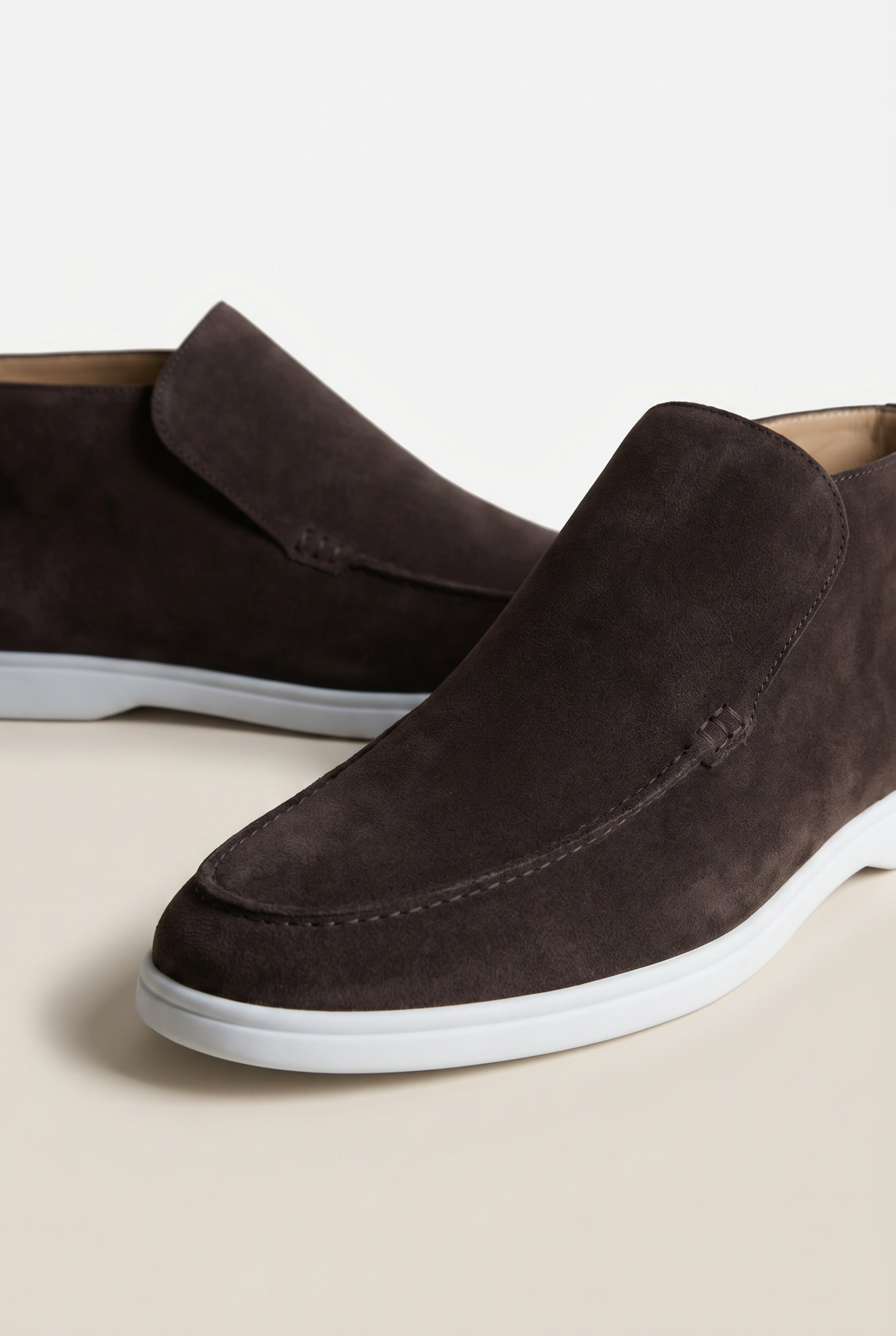 Captial Suede Loafer Brown