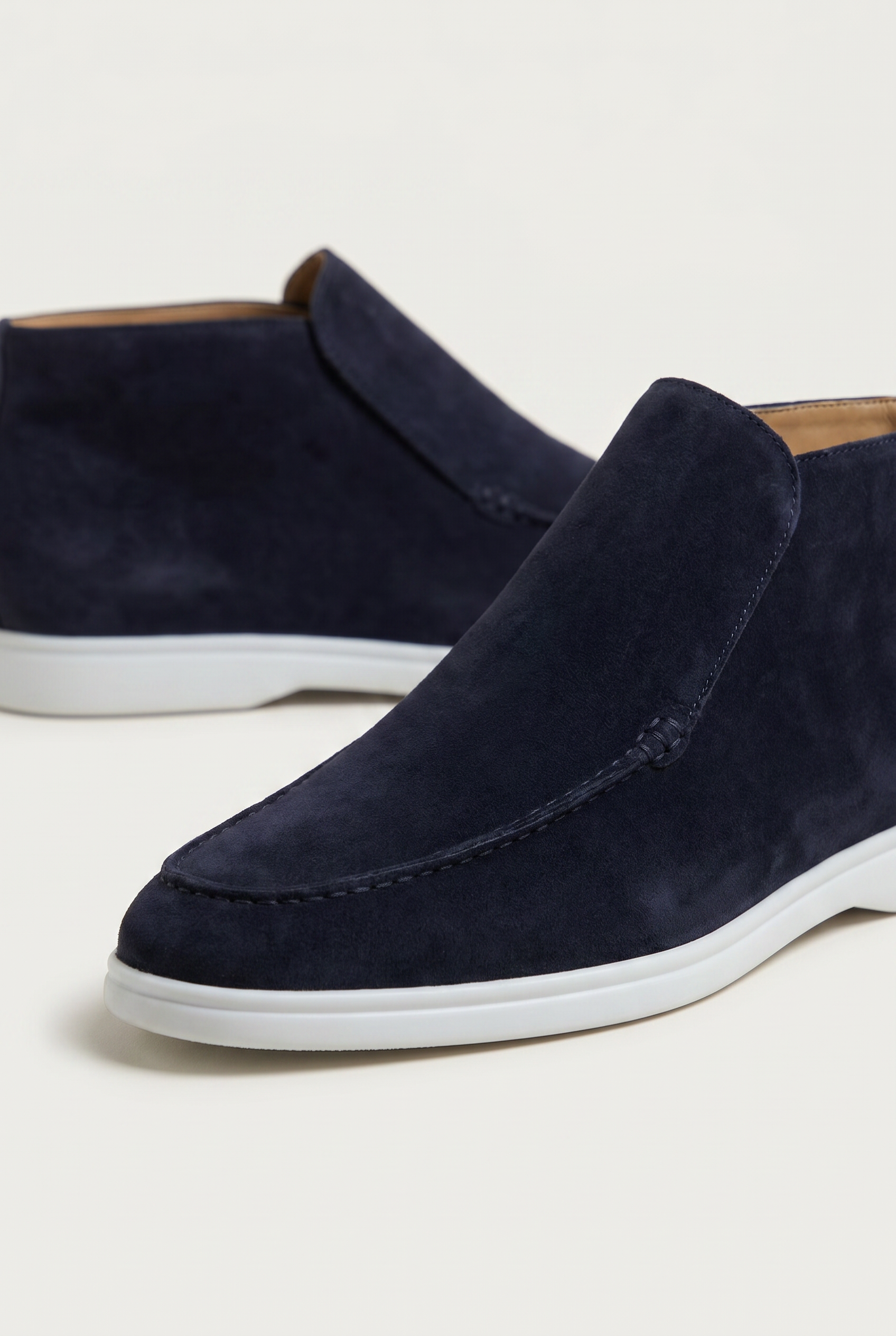 Captial Suede Loafer Navy