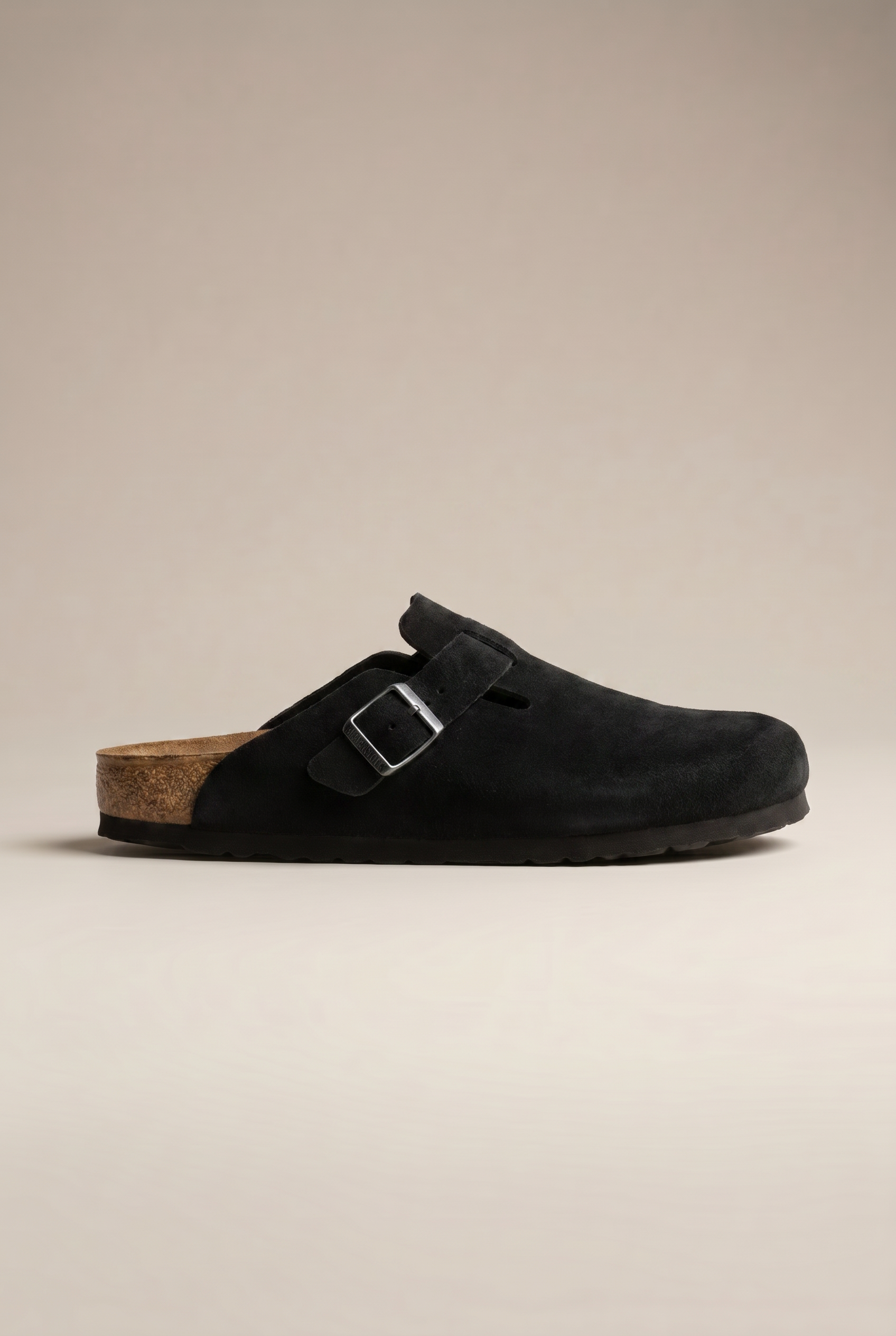 Mayfair Calfsuede Clog Black