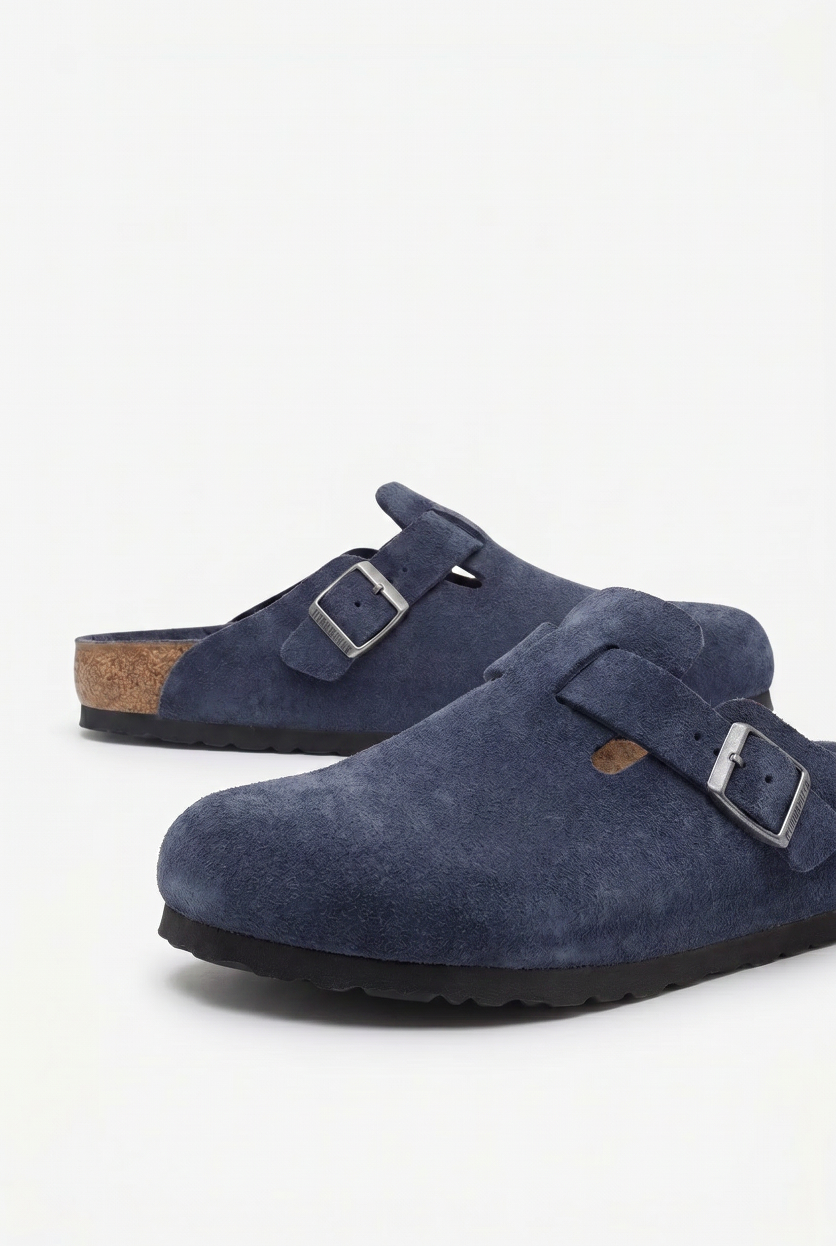 Mayfair Calfsuede Clog Navy