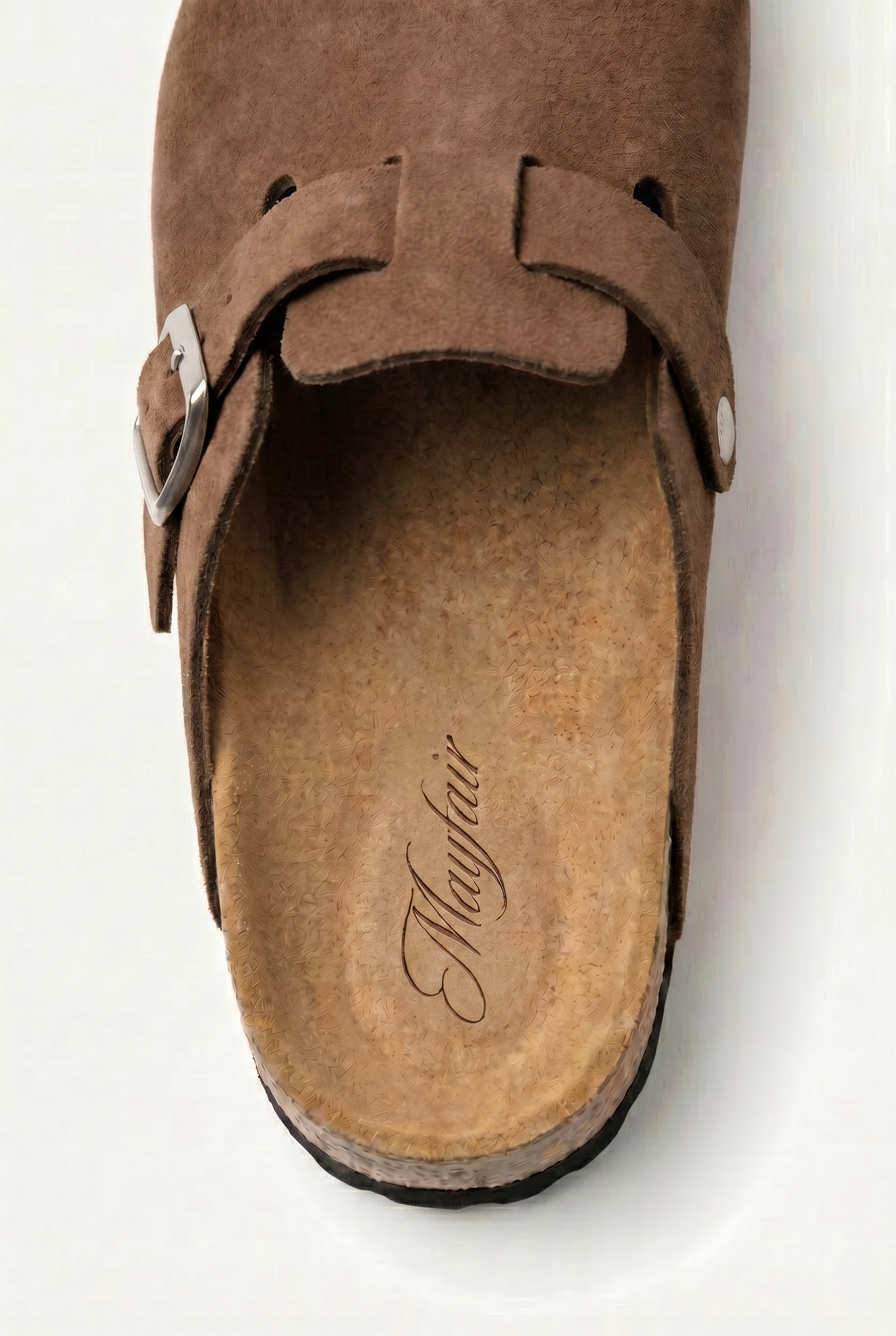 Mayfair Calfsuede Clog Brown