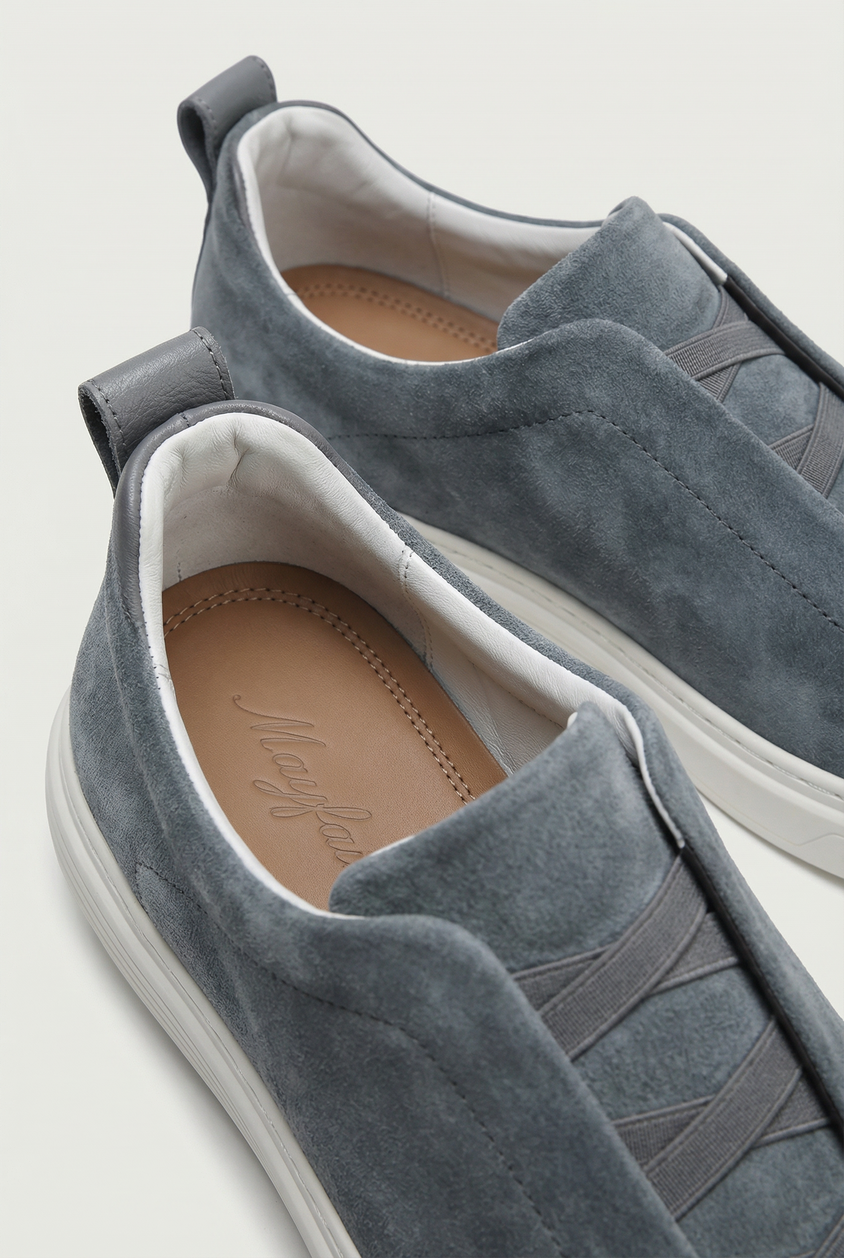 Mayfair Suede Slip-On Grey