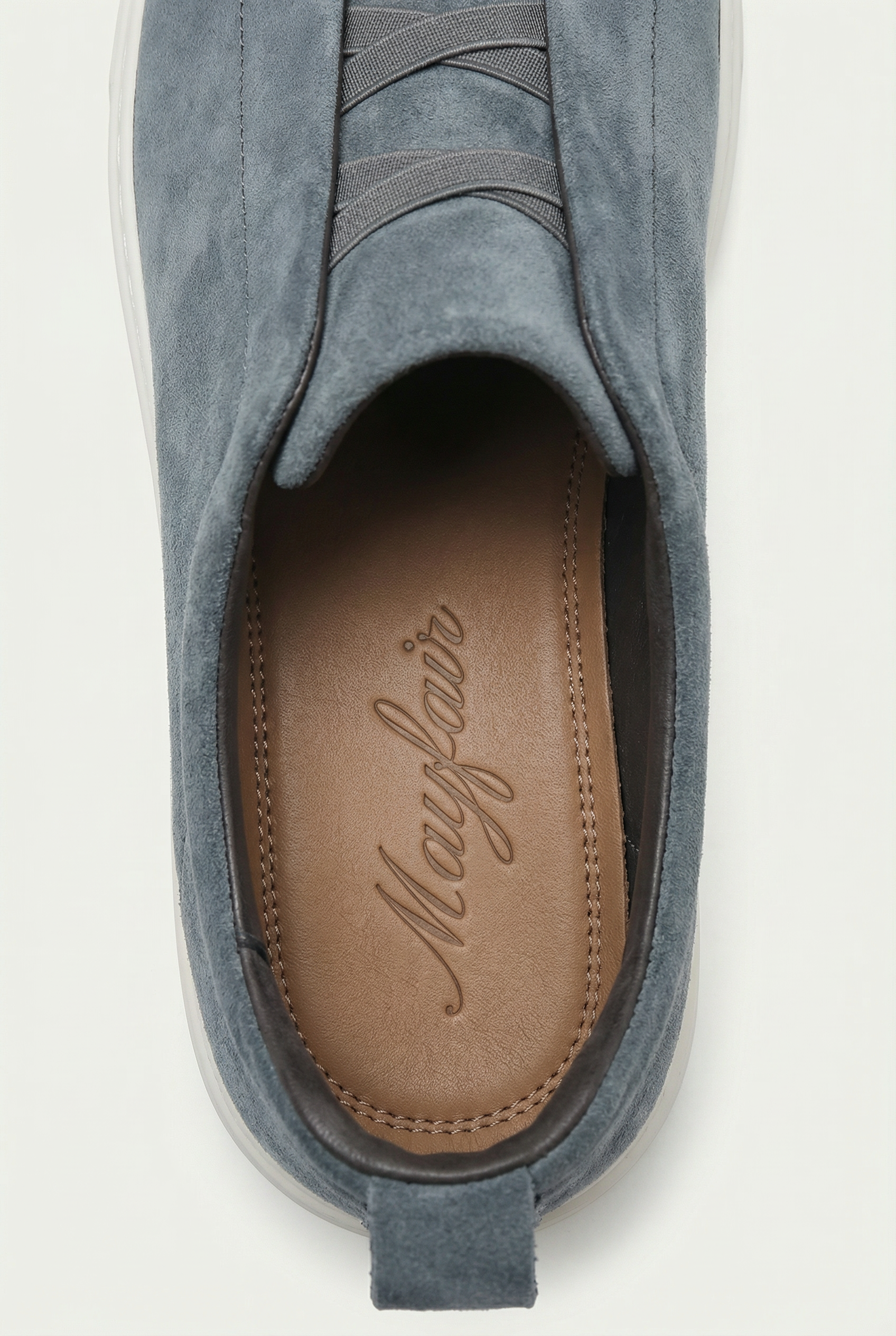 Mayfair Suede Slip-On Grey