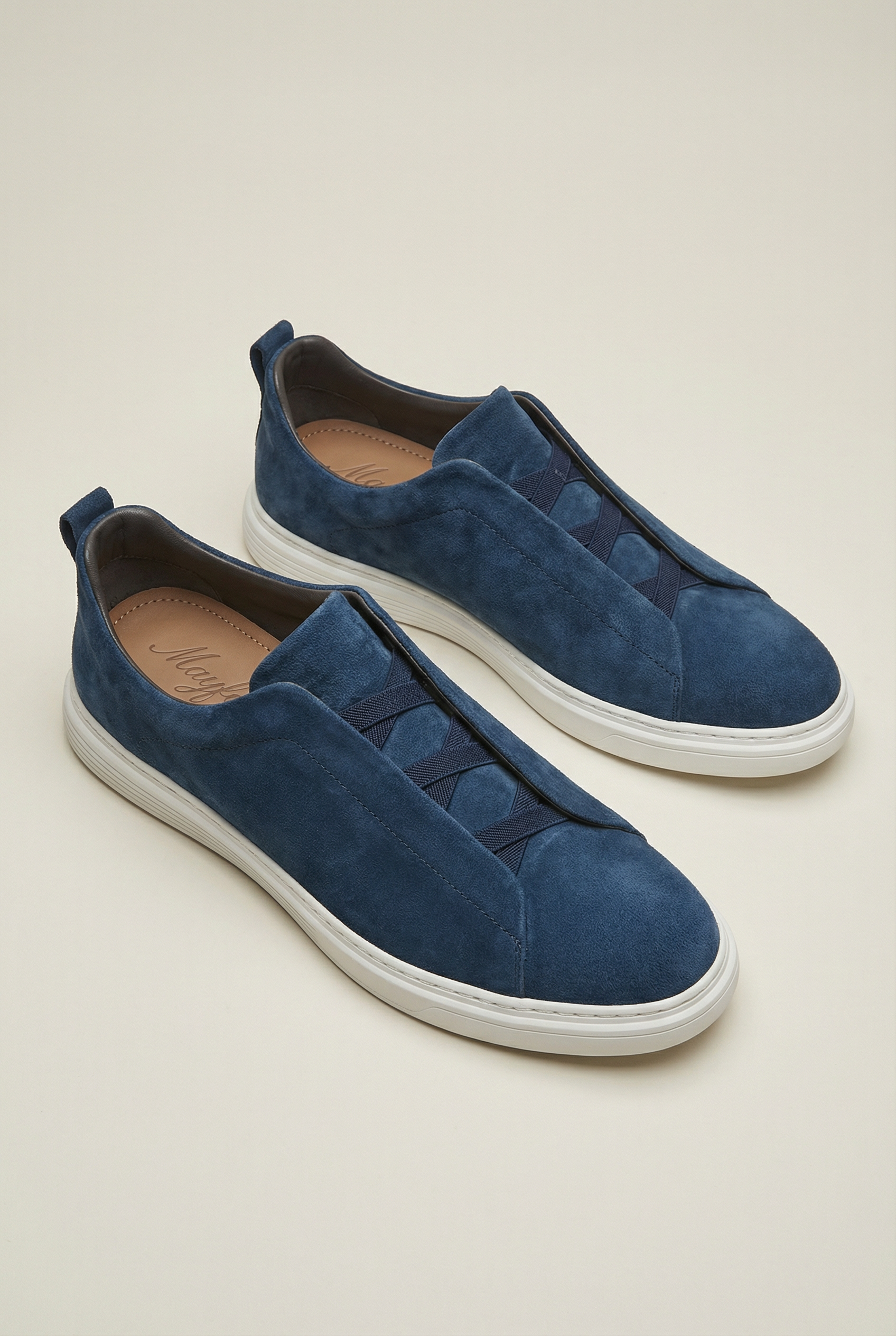 Mayfair Suede Slip-On Navy