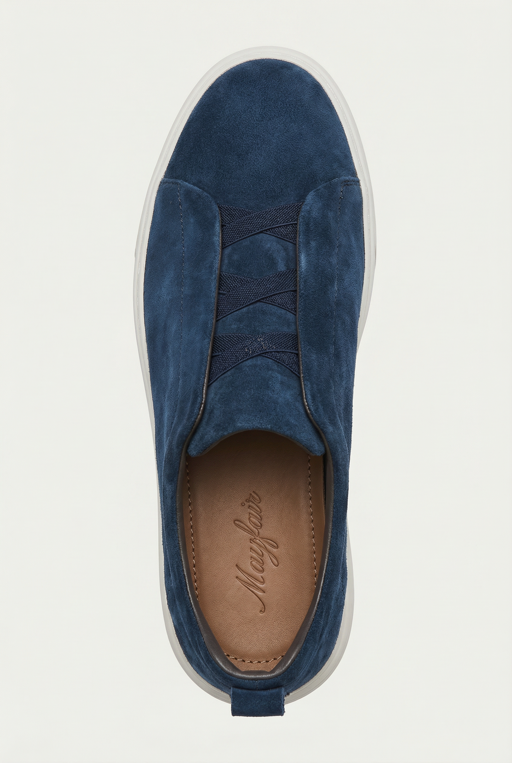 Mayfair Suede Slip-On Navy