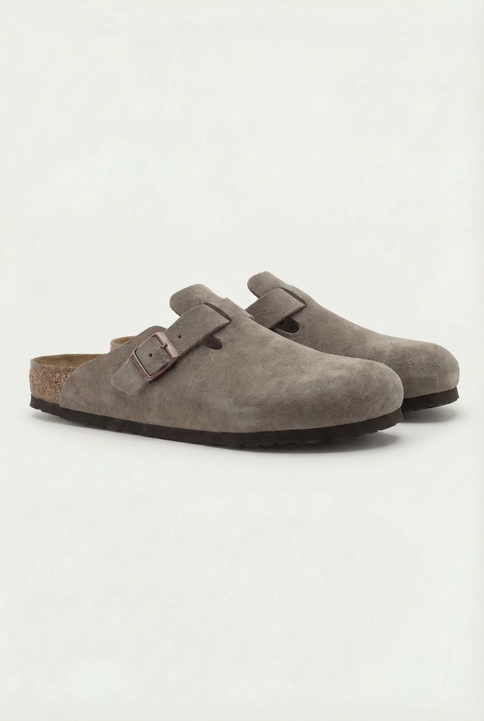 Mayfair Calfsuede Clog taupe